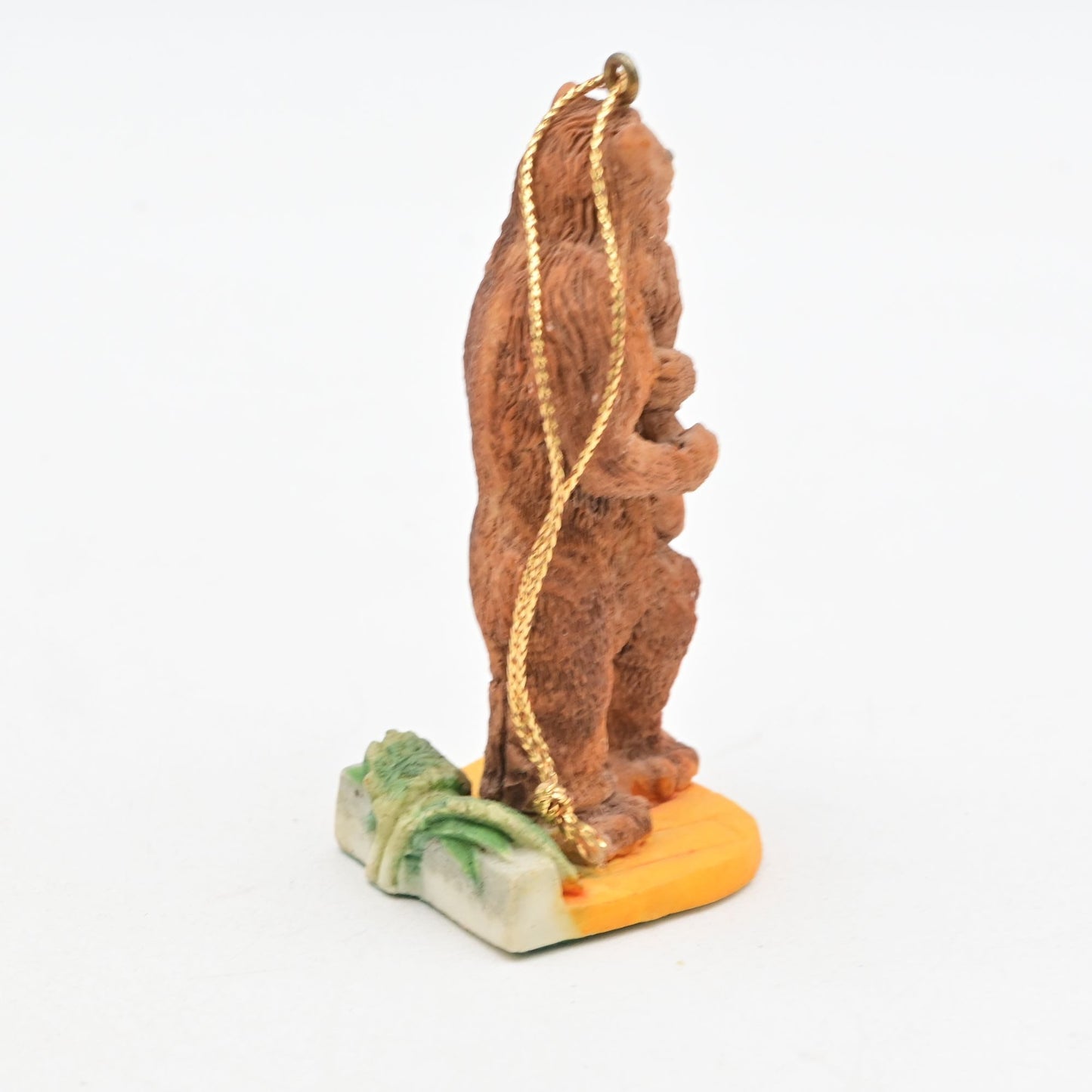 1989 Wizard Of Oz Cowardly Lion Ornament By Dave Grossman With Original Box
