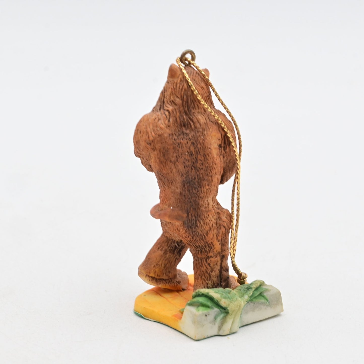 1989 Wizard Of Oz Cowardly Lion Ornament By Dave Grossman With Original Box