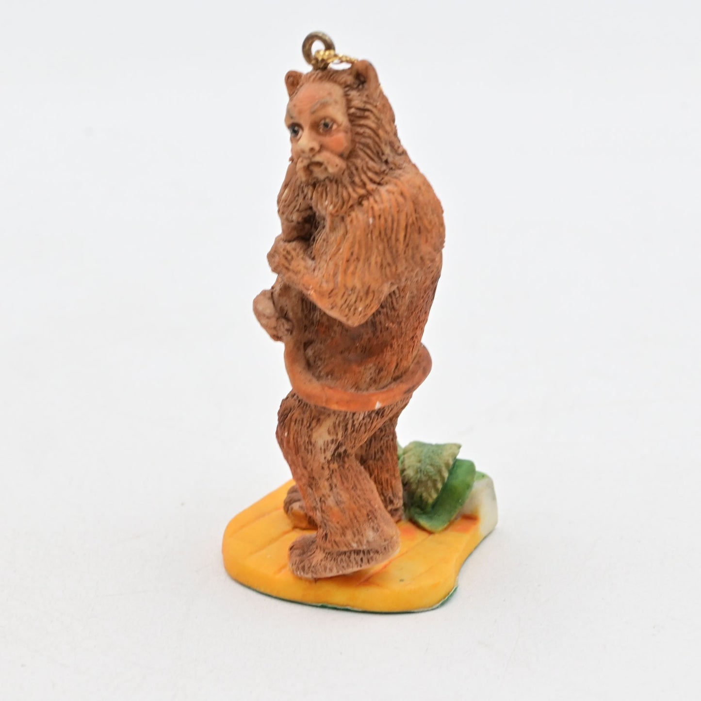 1989 Wizard Of Oz Cowardly Lion Ornament By Dave Grossman With Original Box