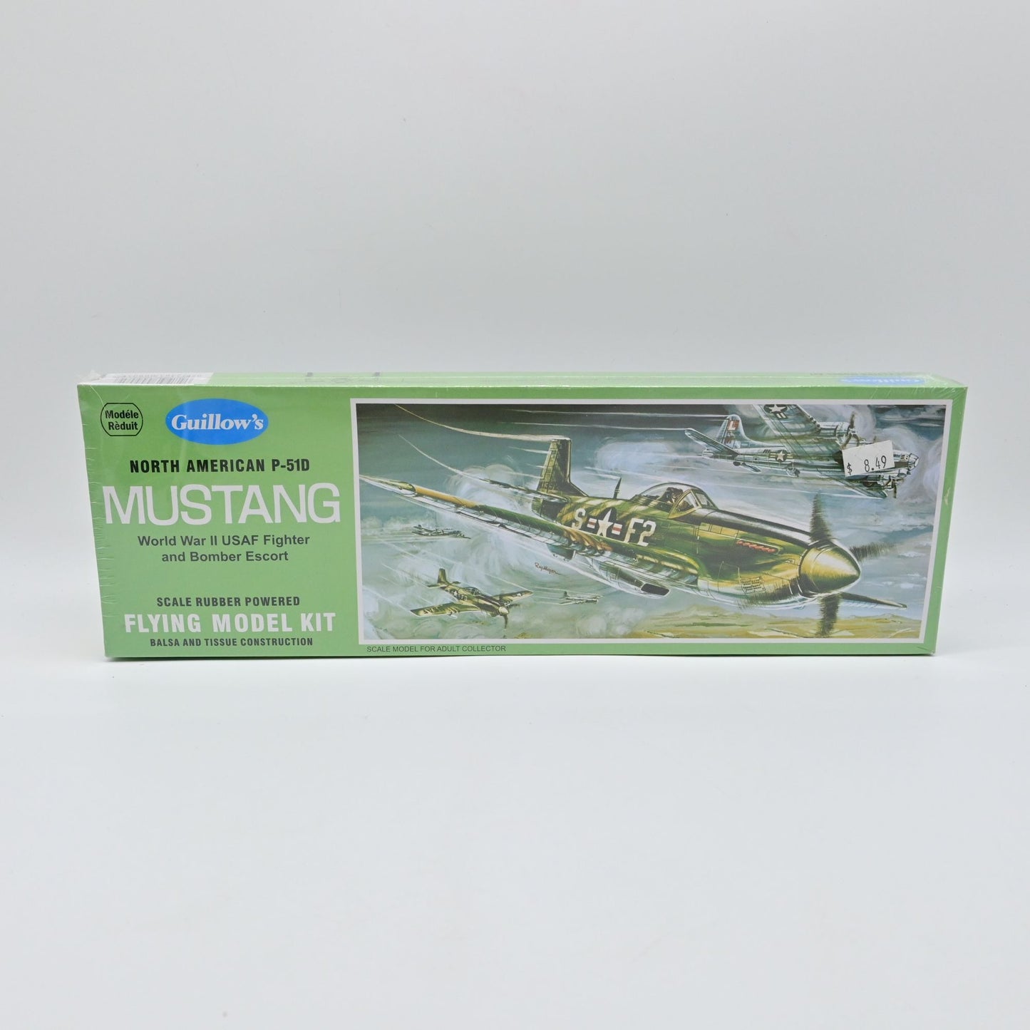 Guillows North American P-51D Mustang Scale Model Kit