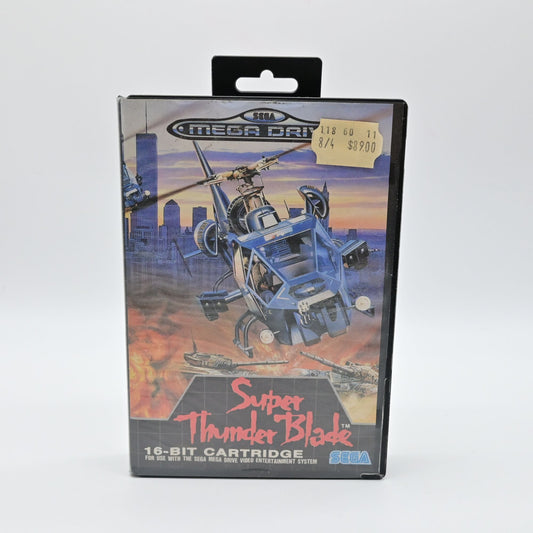 Sega Mega Drive Super Thunder Blade Game 16-Bit Cartridge