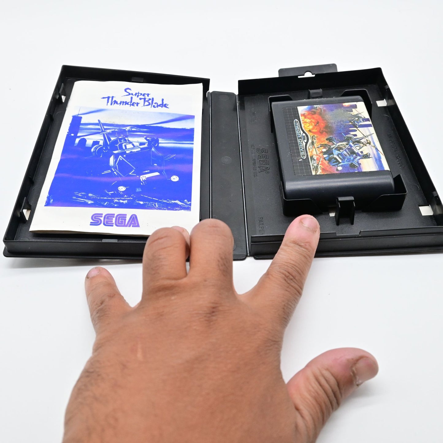 Sega Mega Drive Super Thunder Blade Game 16-Bit Cartridge