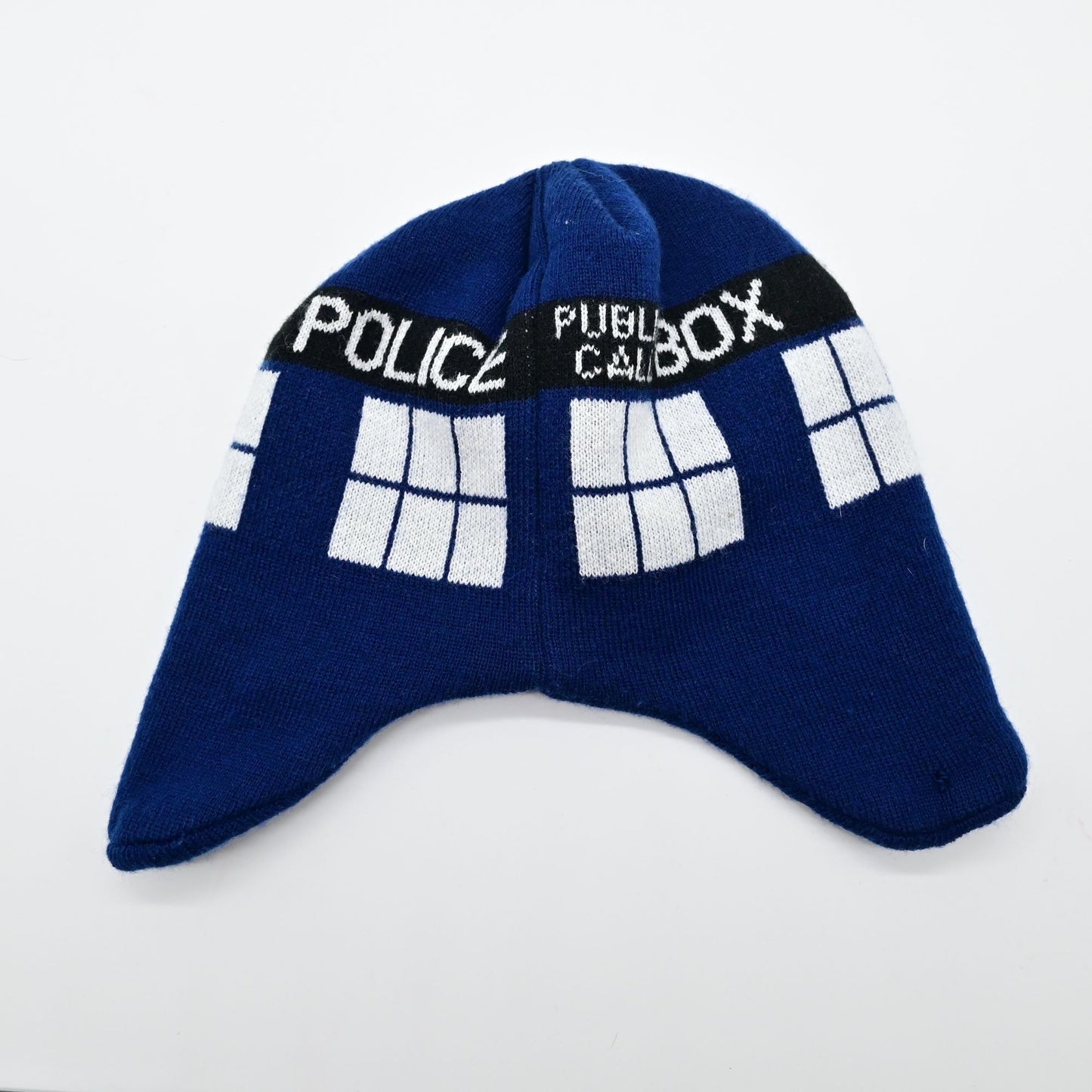 Doctor Who Call Box Knit Cap Beanie