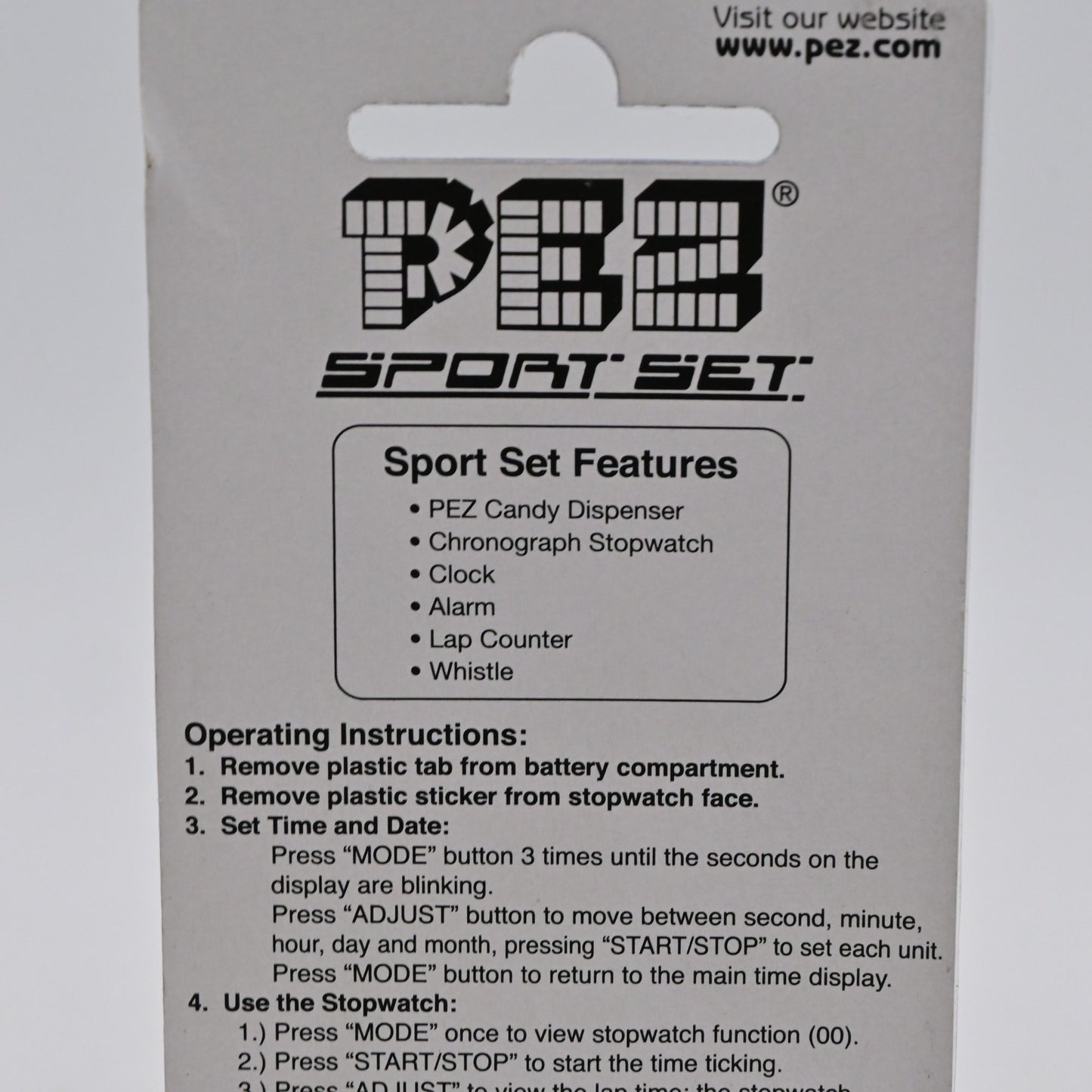 Pez Sport Set Yellow - Vintage 2005