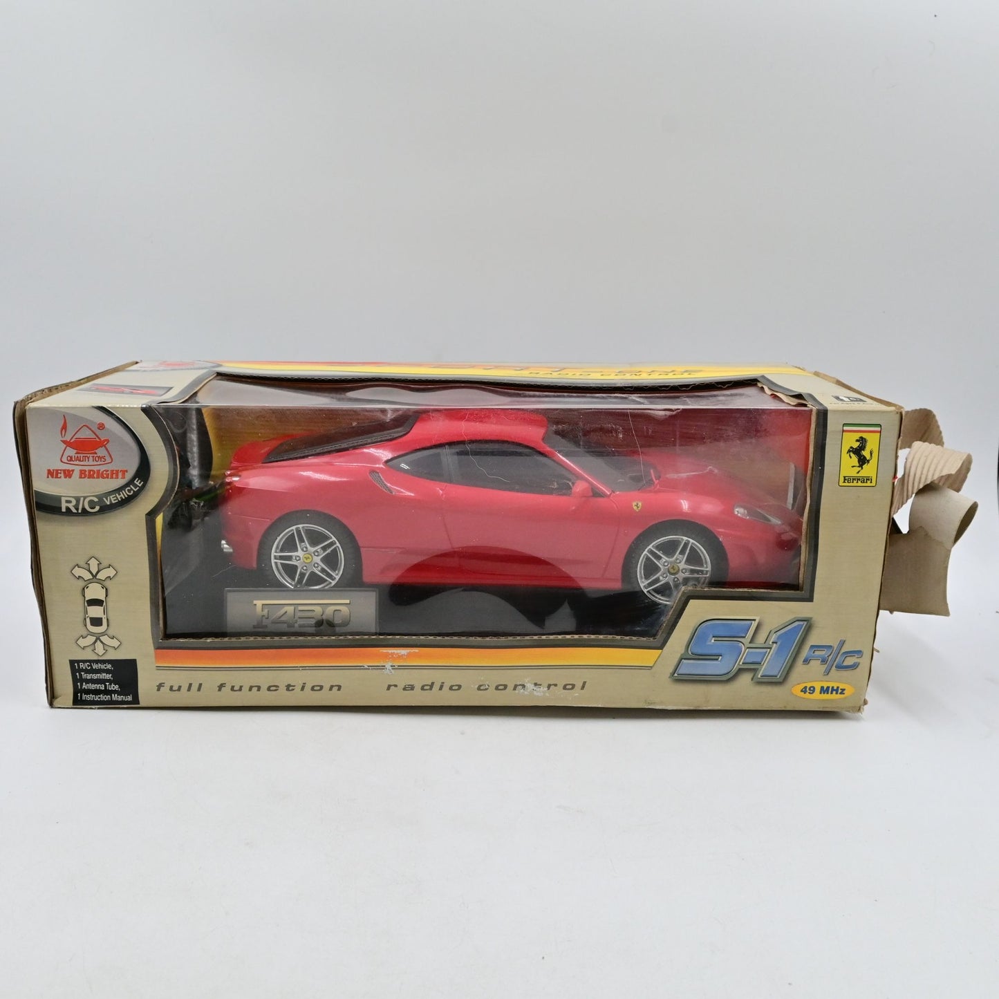 New Bright 1/16 Scale S-1 R/C Dodge Hemi Charger R/T Box Damage