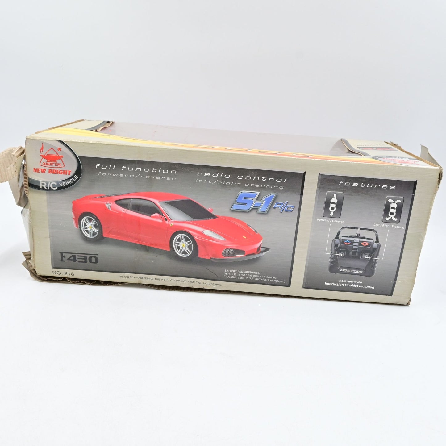 New Bright 1/16 Scale S-1 R/C Dodge Hemi Charger R/T Box Damage