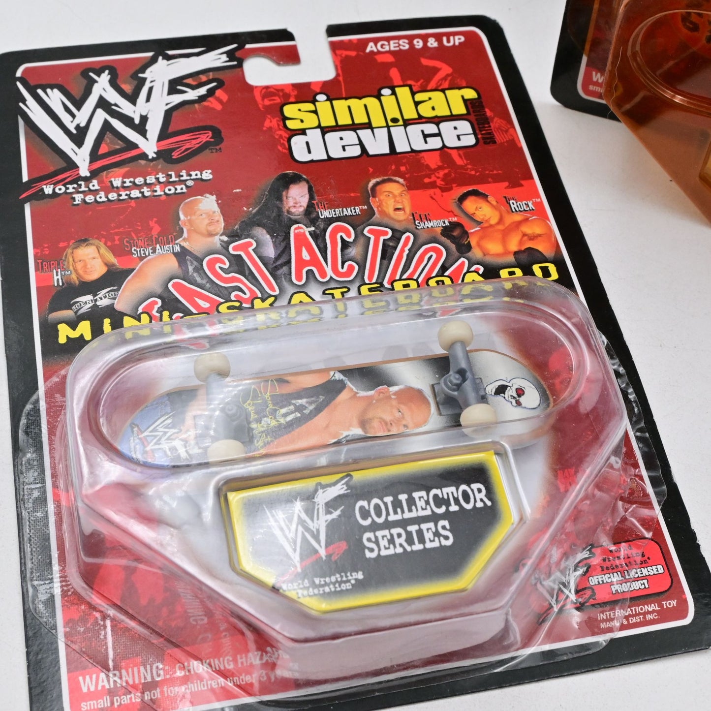 WWF Collector Series Mini Skateboards Fast Action Complete Set Of 12