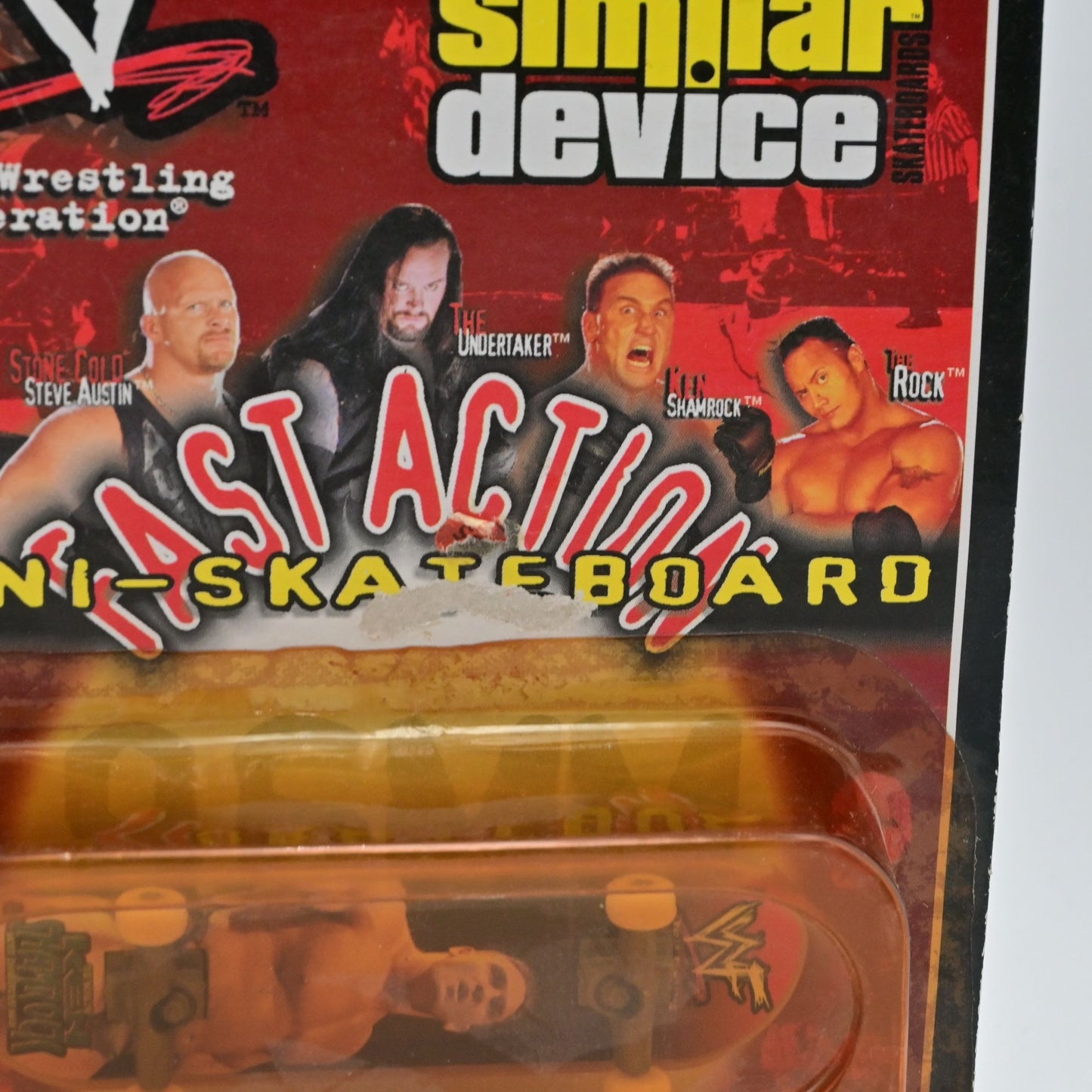 WWF Collector Series Mini Skateboards Fast Action Complete Set Of 12