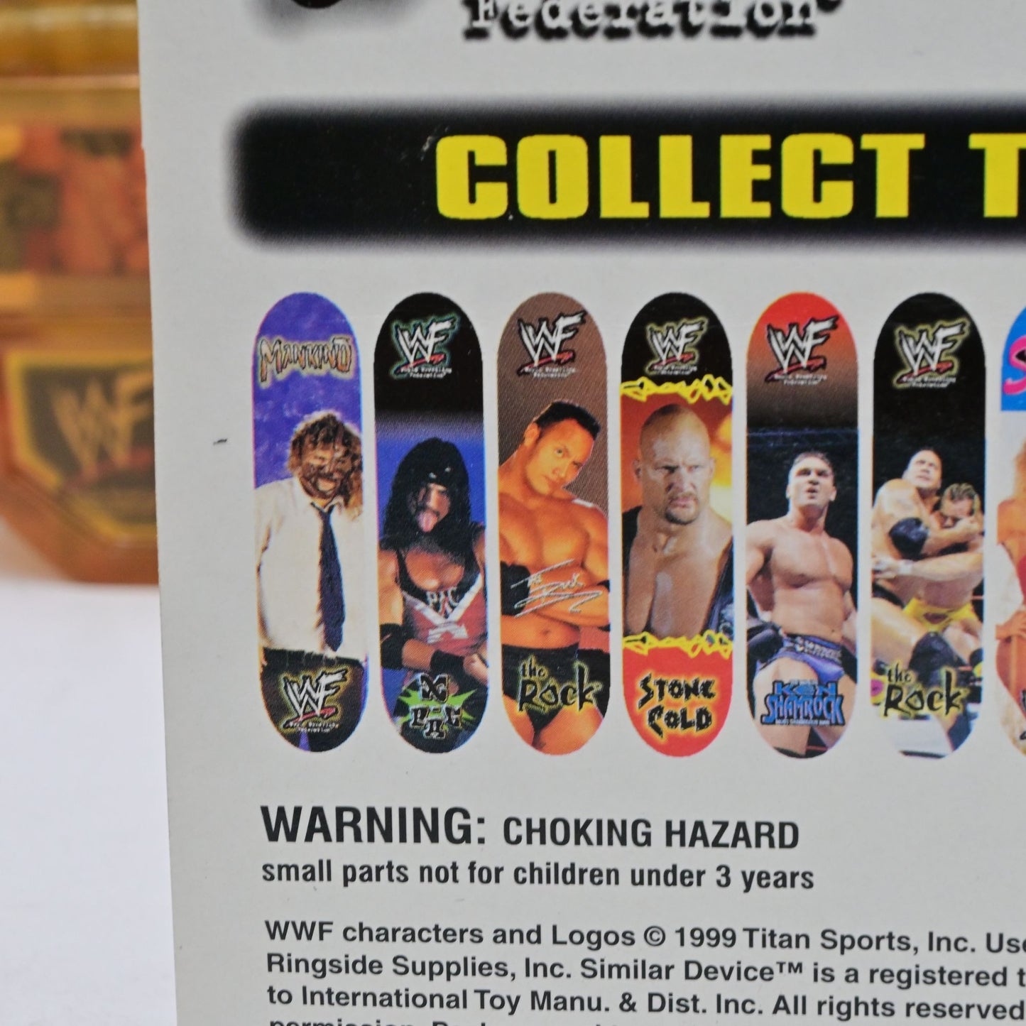 WWF Collector Series Mini Skateboards Fast Action Complete Set Of 12