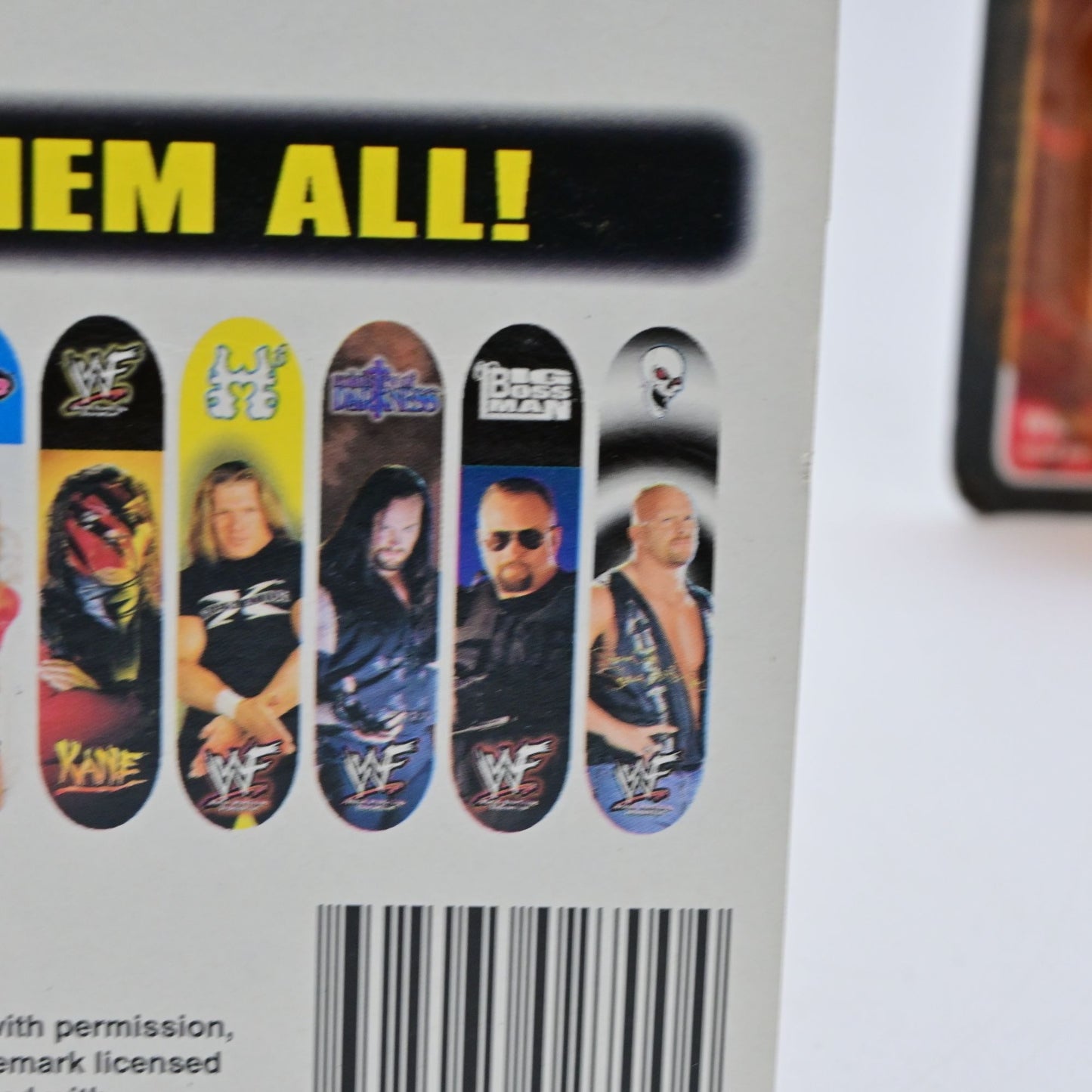 WWF Collector Series Mini Skateboards Fast Action Complete Set Of 12