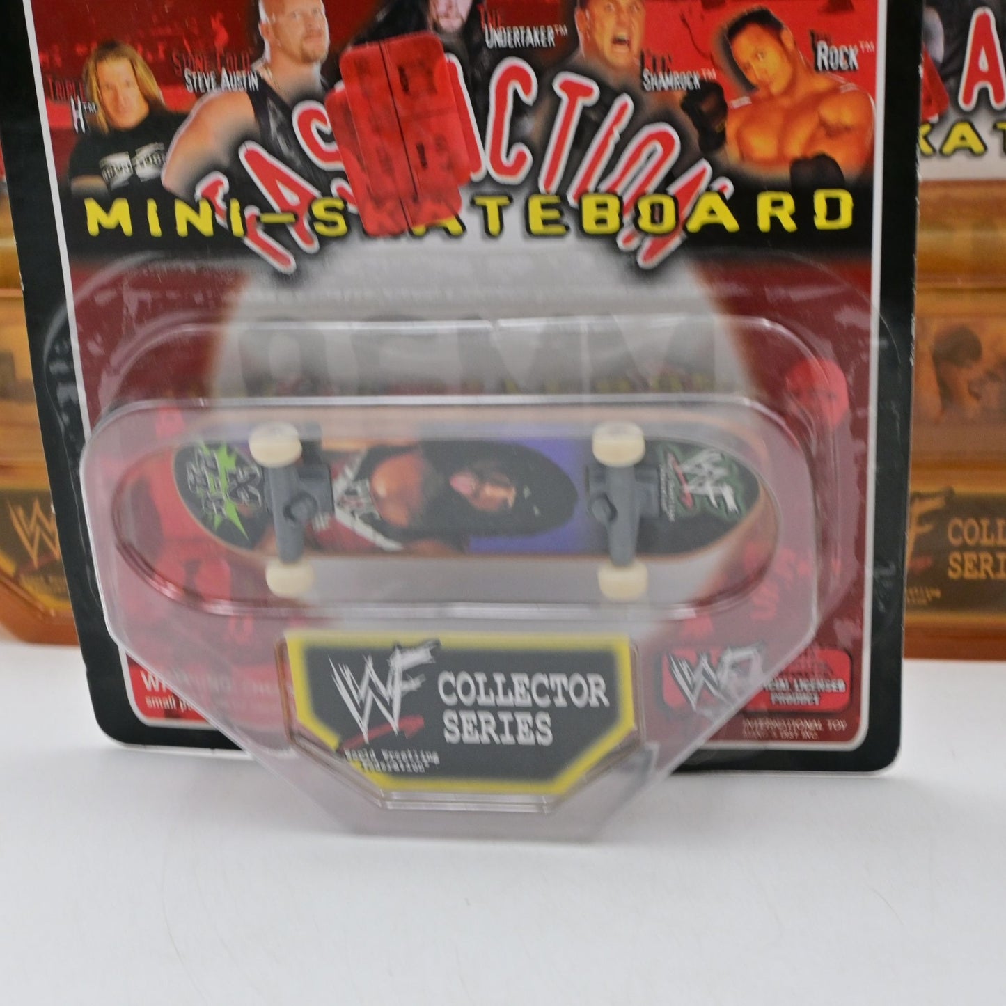 WWF Collector Series Mini Skateboards Fast Action Complete Set Of 12