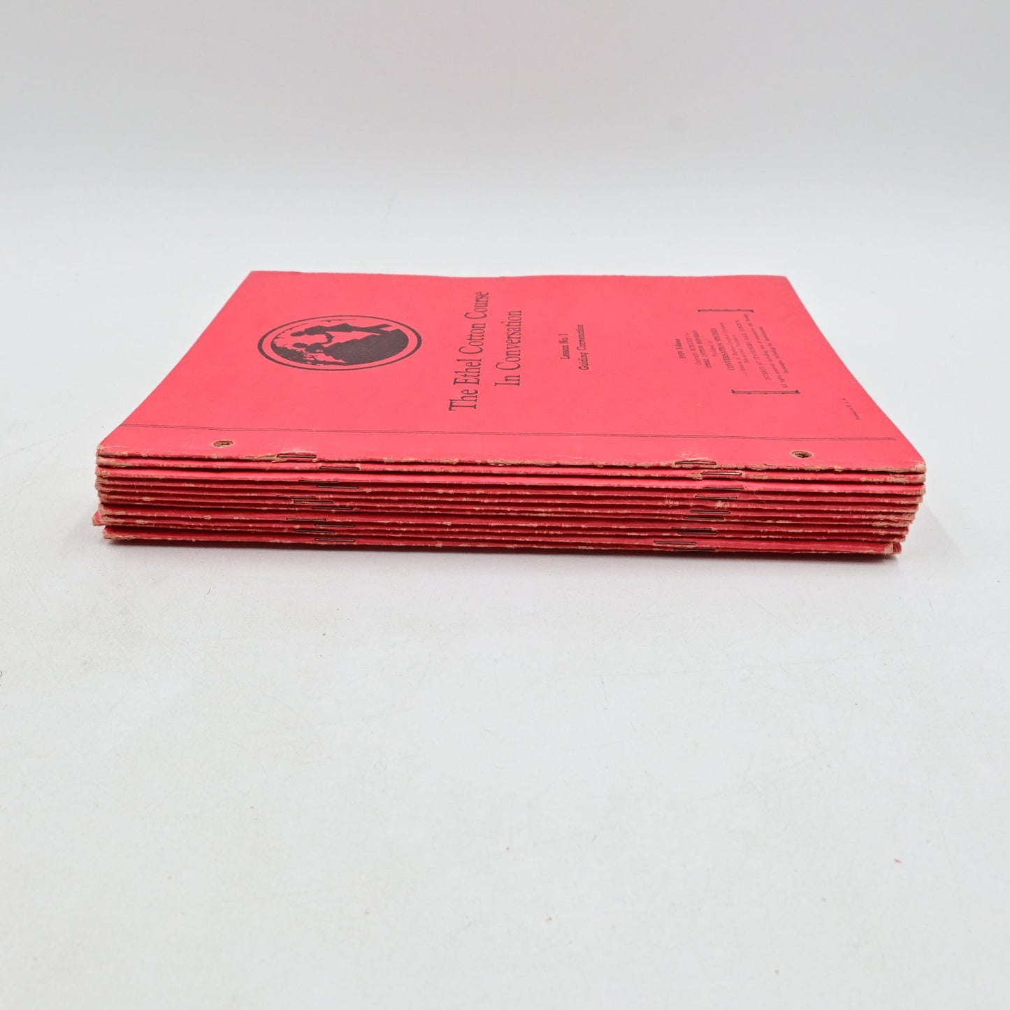 The Ethel Cotton Course in Conversation Set Of 12 Booklets - Vintage 1959