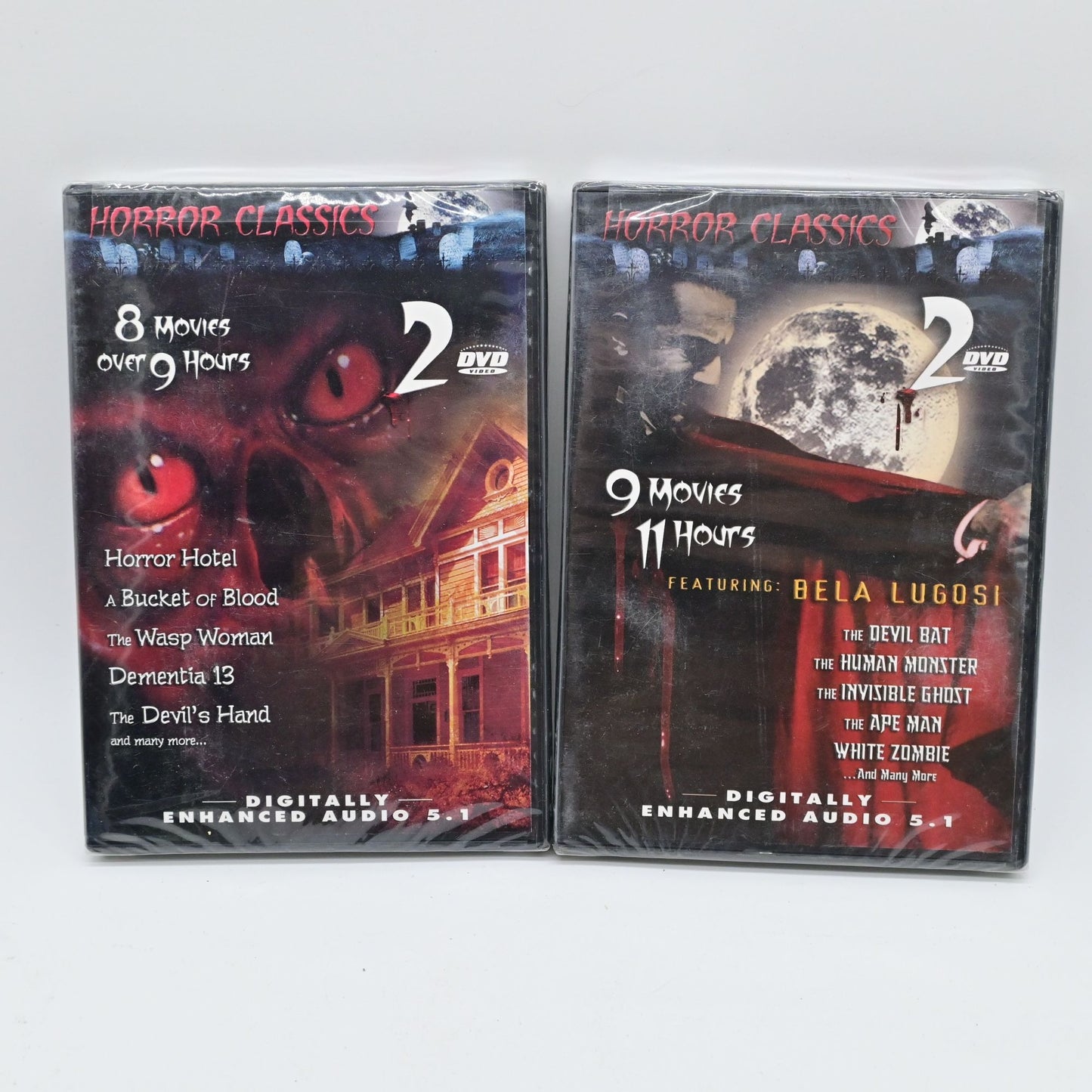 Horror Classics & Horror Classics Ft Bela Lugosi DVD Bundle