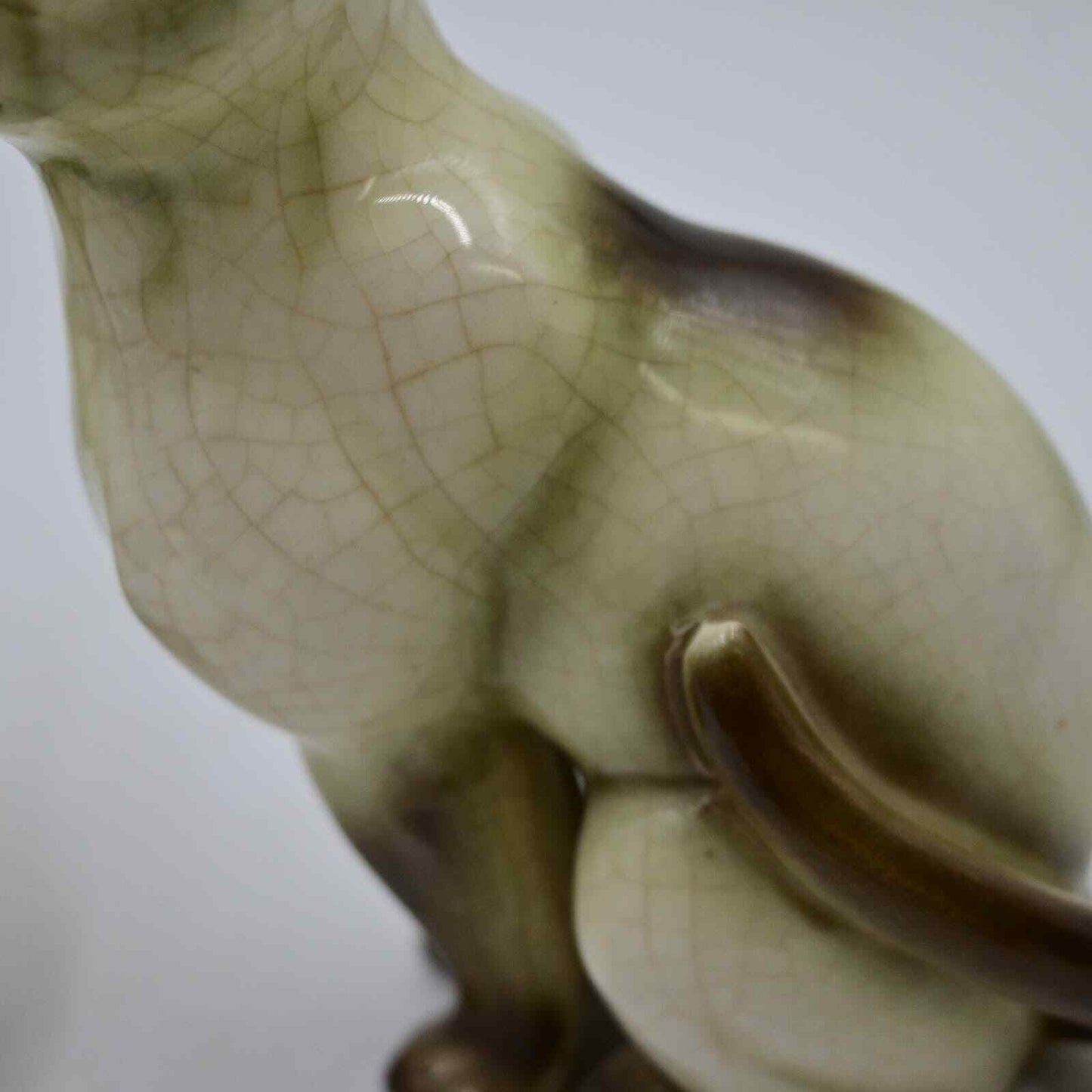 Vintage Mid Century Modern Ceramic Kittens Pair Of 2 Figurines