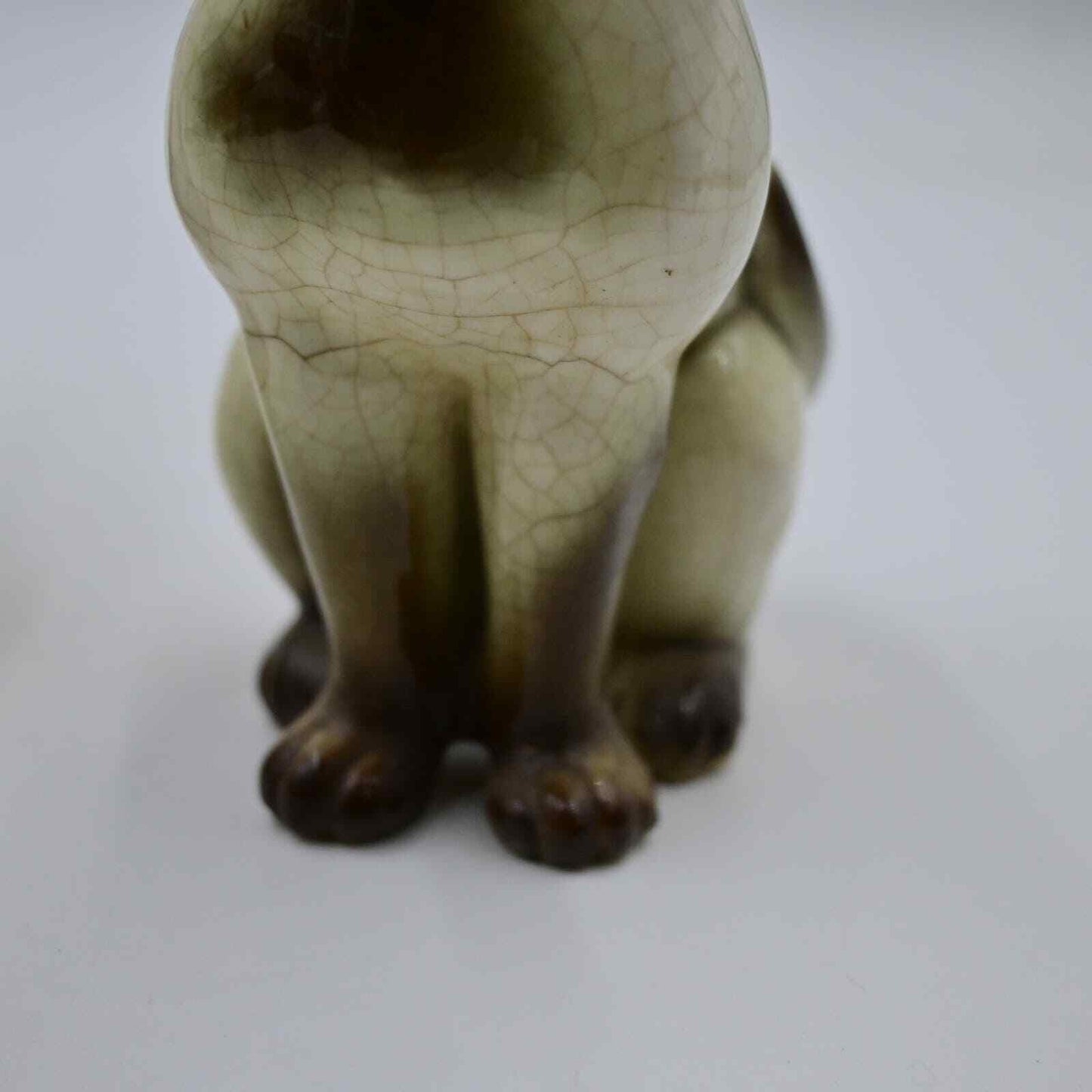 Vintage Mid Century Modern Ceramic Kittens Pair Of 2 Figurines