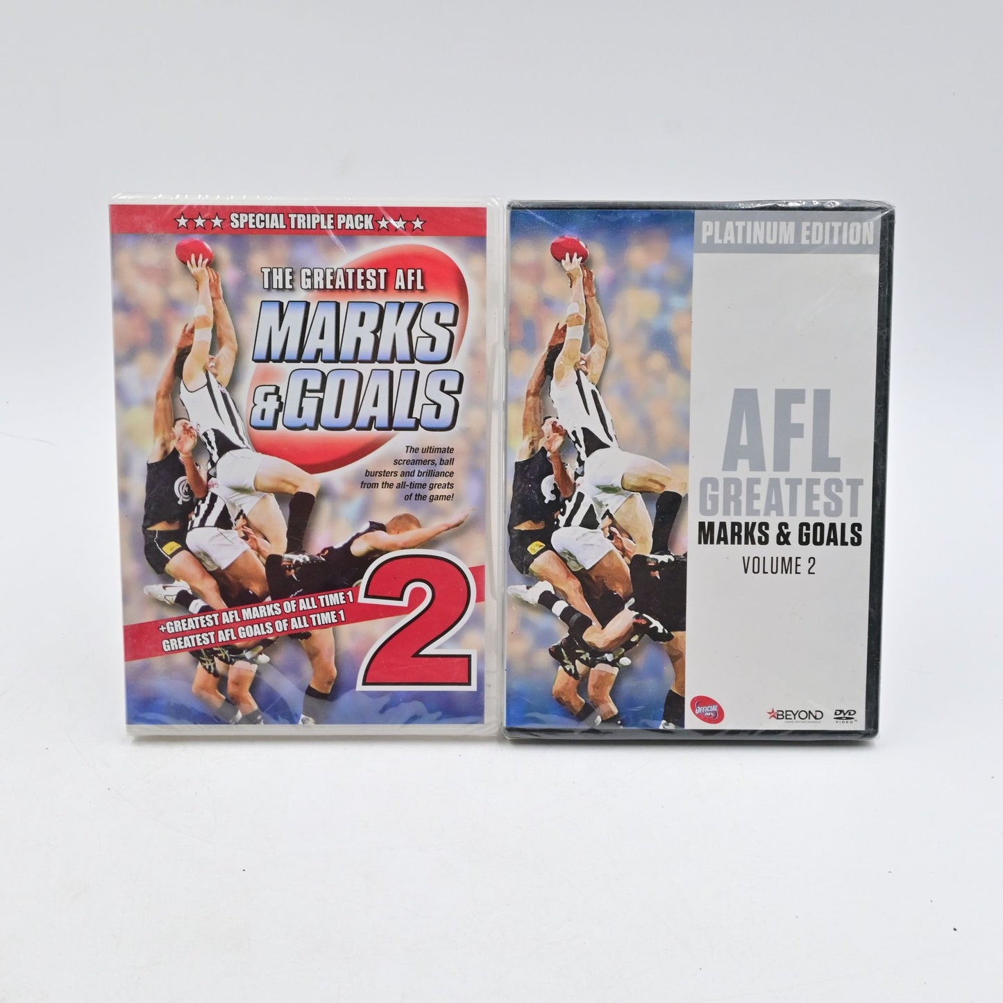 The Greatest AFL Marks & Goals Volumes 1 & 2 DVD Bundle Region 0