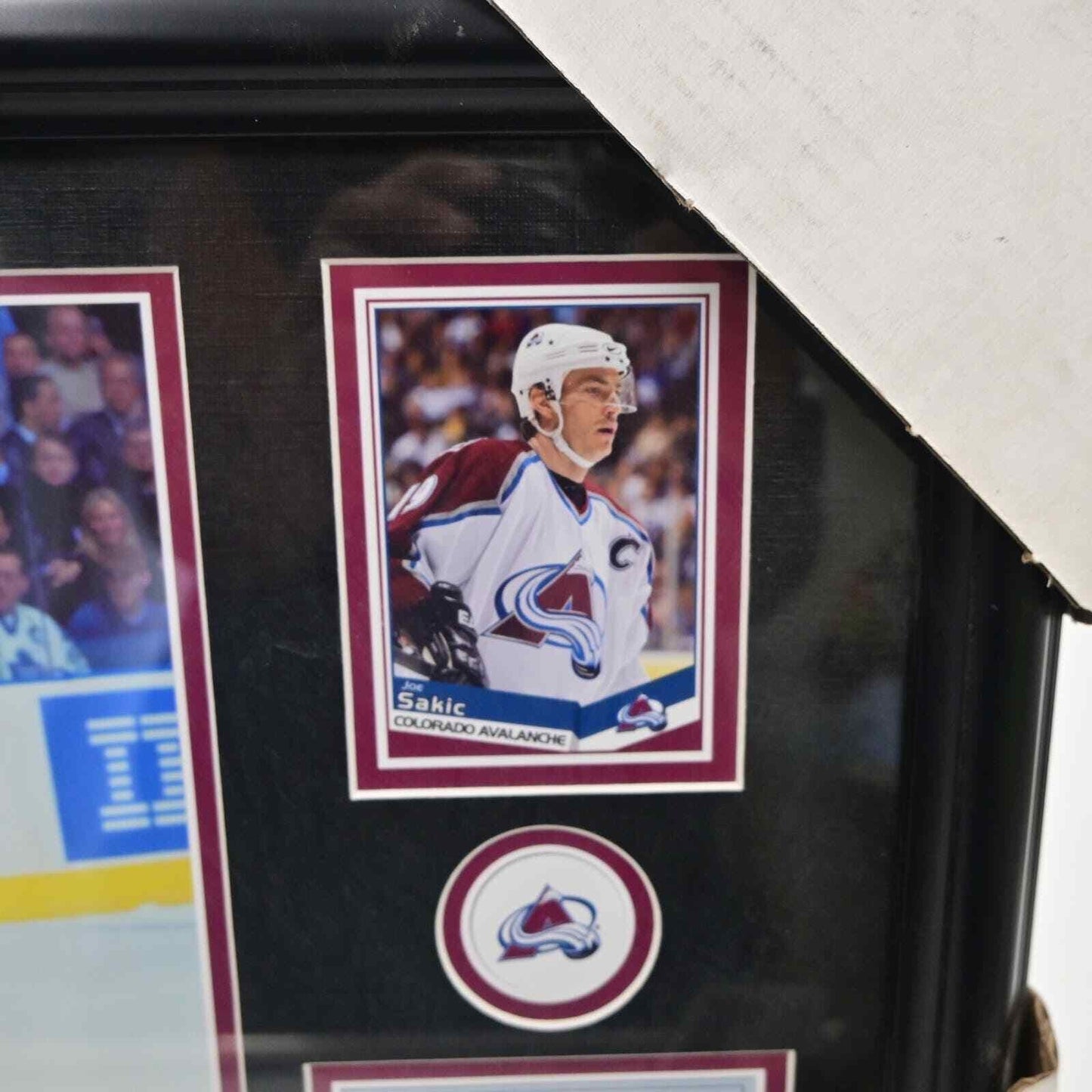 NHL Joe Sakic Colorado Avalanche Framed Collage Wall Art