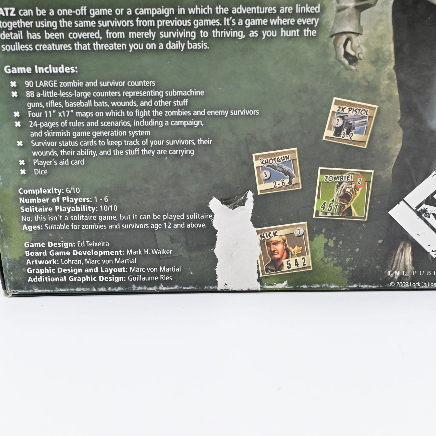 All Things Zombie: The Boardgame Pre-owned