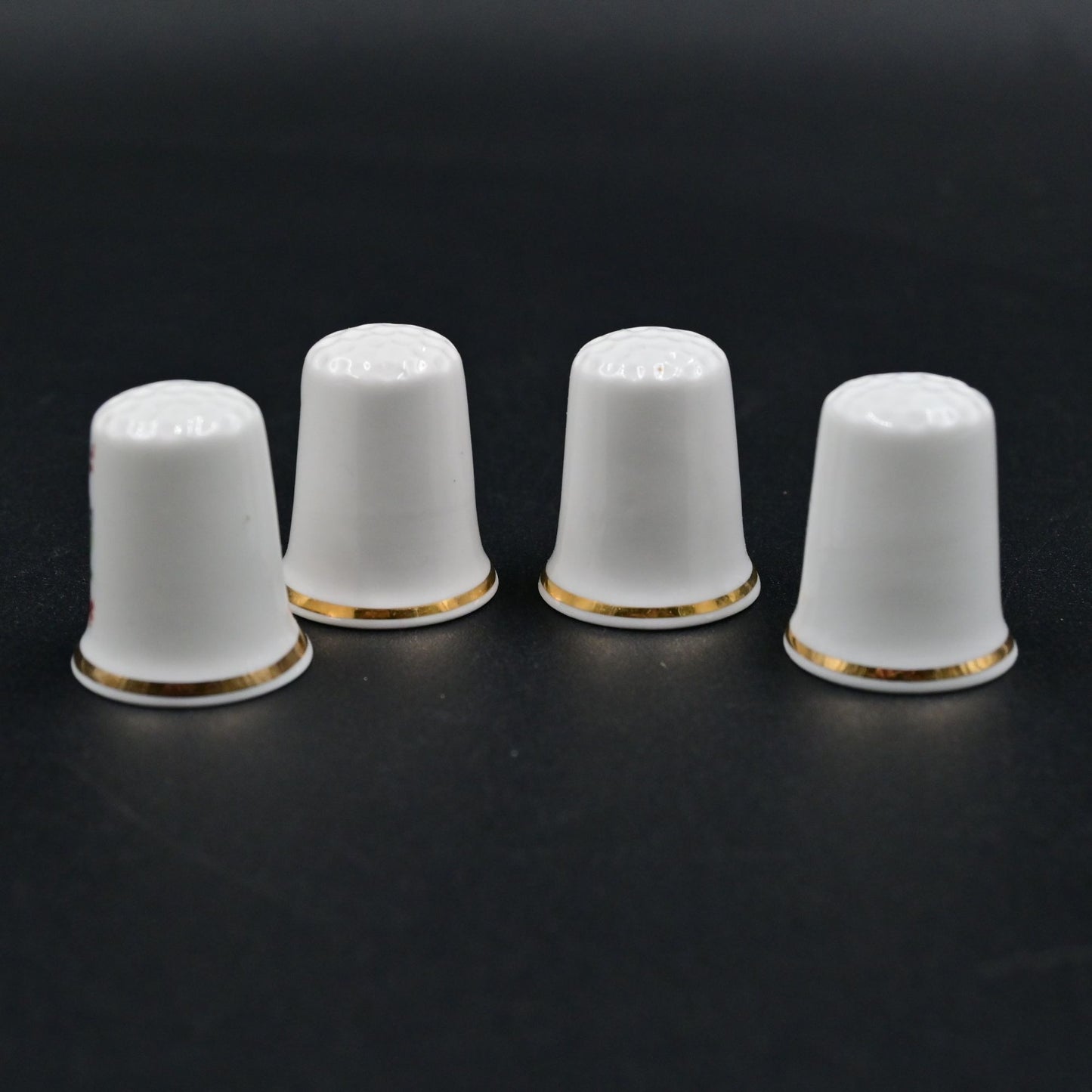 Thimbles Sewing 4 Playing Cards Ace-Clubs King-Spades Queen-Heart Jack-Diamond