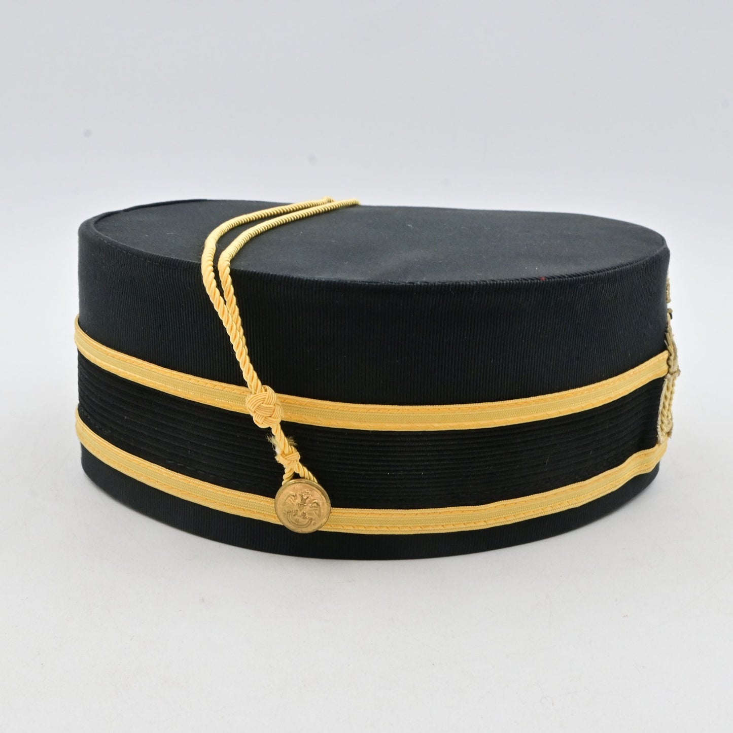 32nd Degree Mason Black Cap Size 6 7/8 With Storage Bag