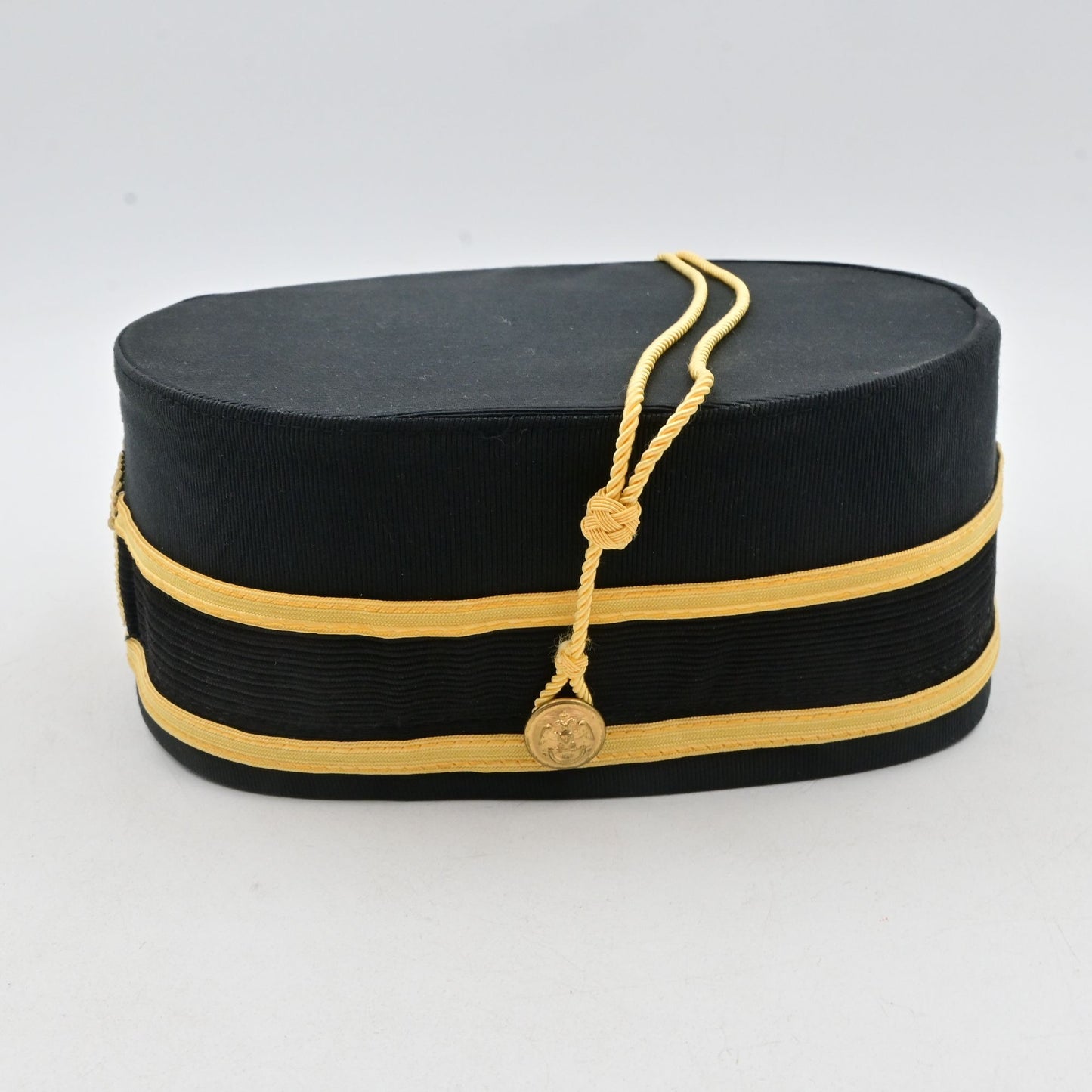 32nd Degree Mason Black Cap Size 6 7/8 With Storage Bag