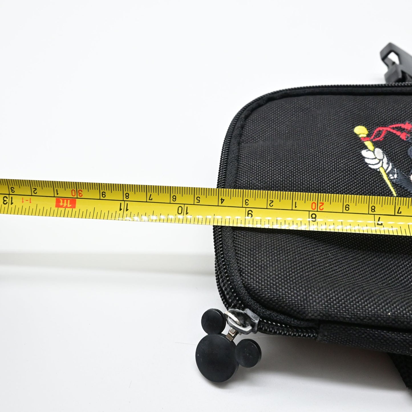 Disney Mickey Mouse Fanny Pack Waist Bag Black Nylon