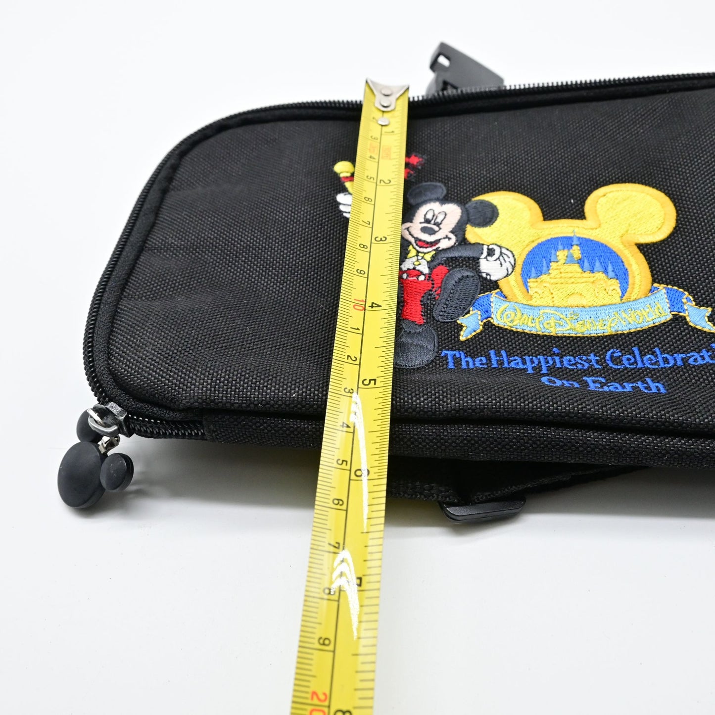 Disney Mickey Mouse Fanny Pack Waist Bag Black Nylon