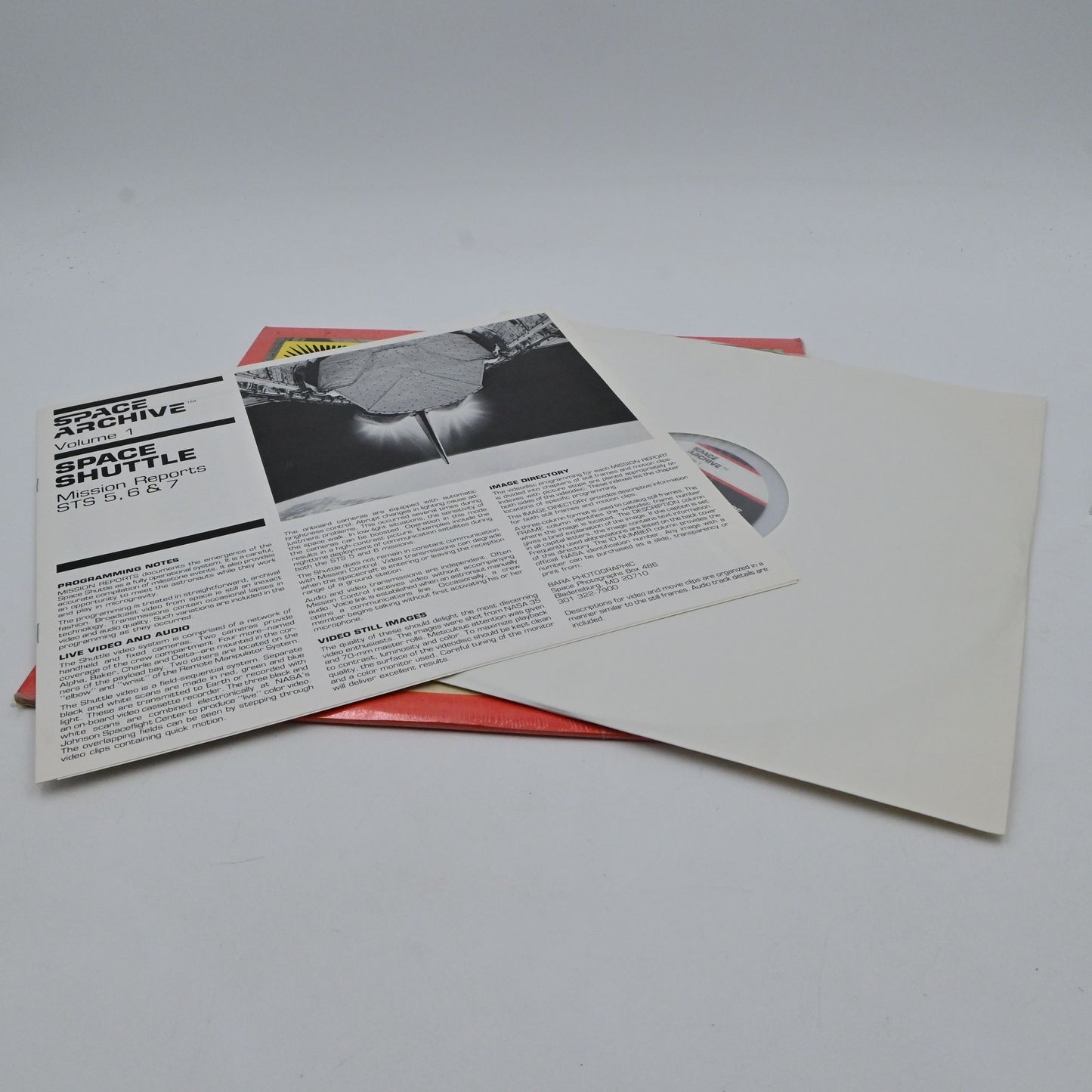Space Archive Vol. 1 Space Shuttle Mission Reports STS 5 6 & 7 Laserdisc