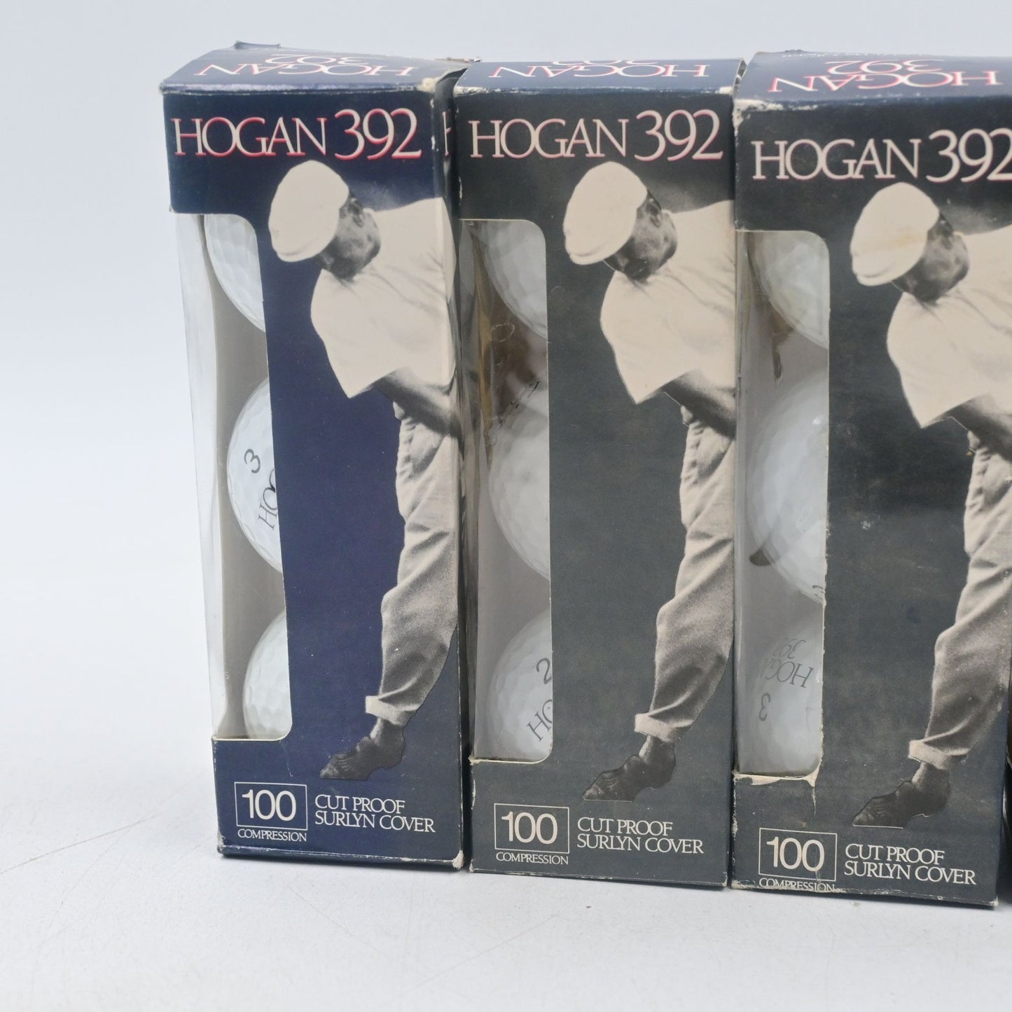 Ben Hogan 392 Cut Proof Surlyn Cover 100 Comp Golf Balls 5 Packs 15 Balls New