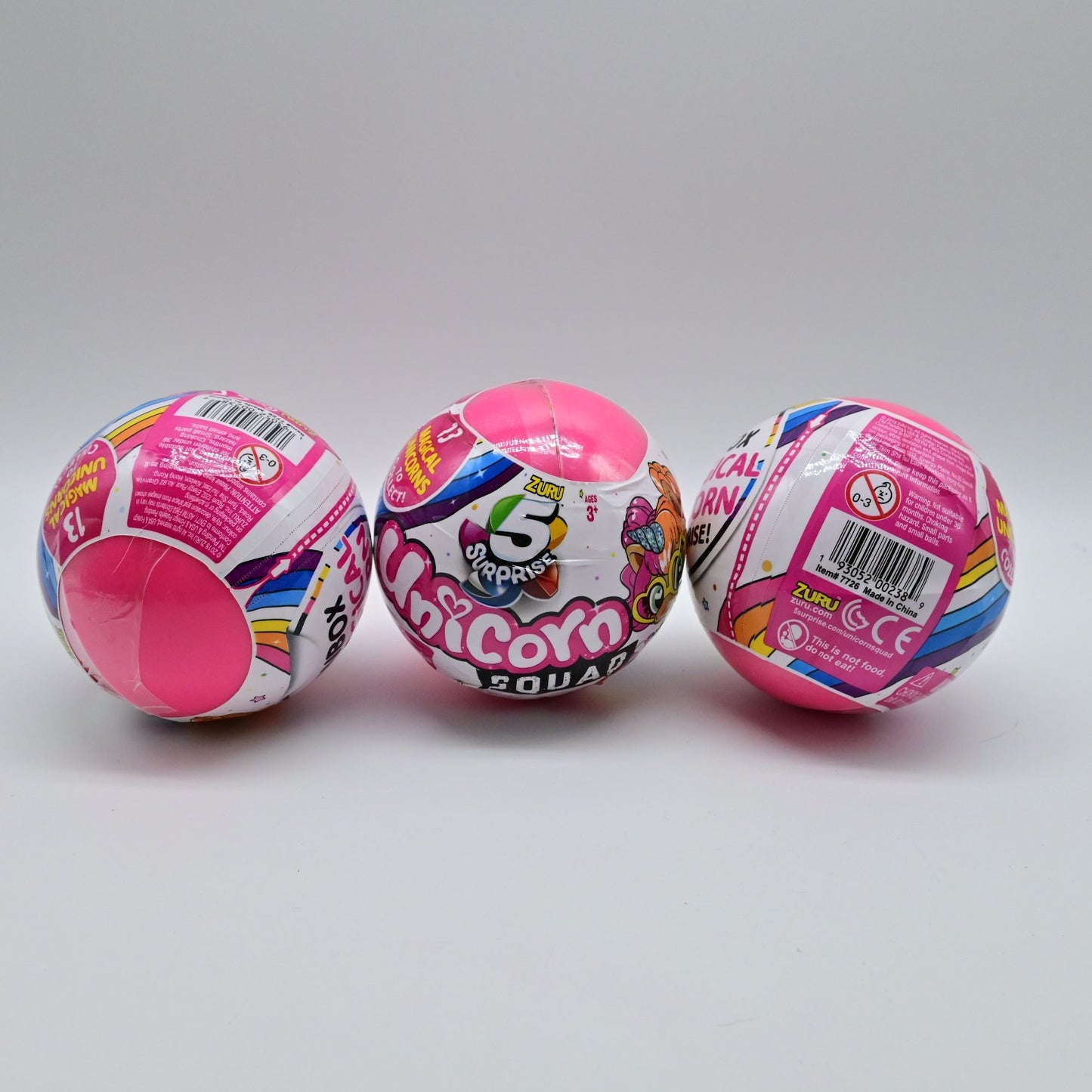 Surprise Unicorn Squad Mystery Collectible Toy Bundle Of 3
