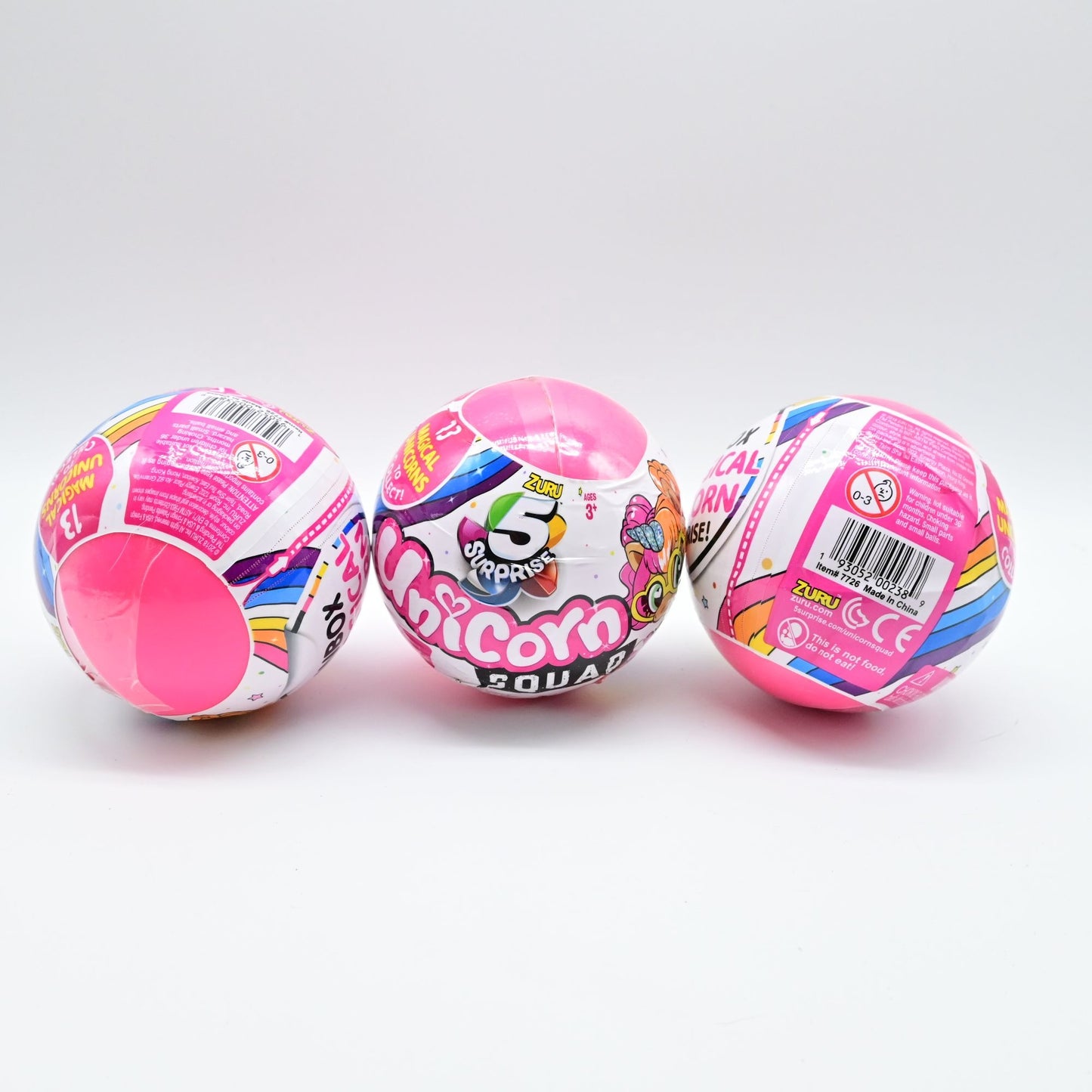 Surprise Unicorn Squad Mystery Collectible Toy Bundle Of 3