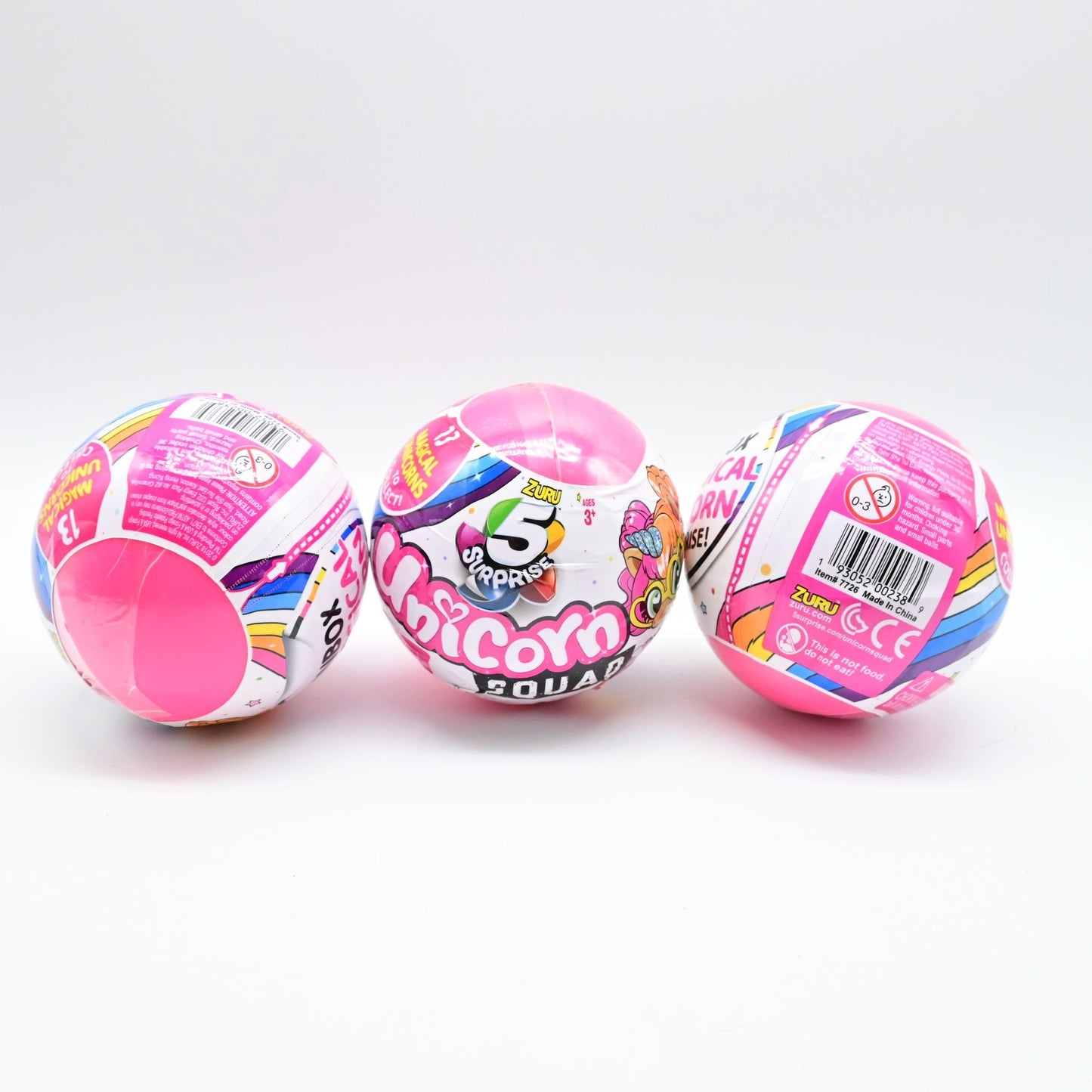 Surprise Unicorn Squad Mystery Collectible Toy Bundle Of 3