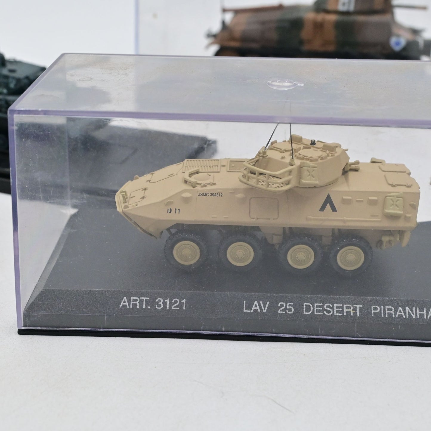 WWII / Gulf War Military Tanks On Display Bases Bundle Of 4