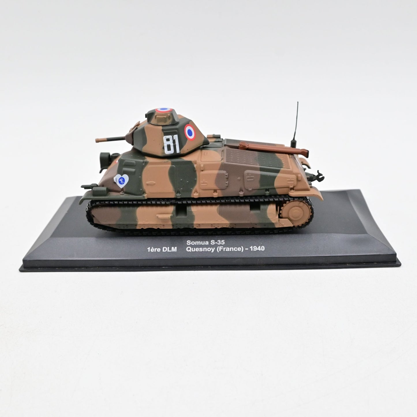 WWII / Gulf War Military Tanks On Display Bases Bundle Of 4