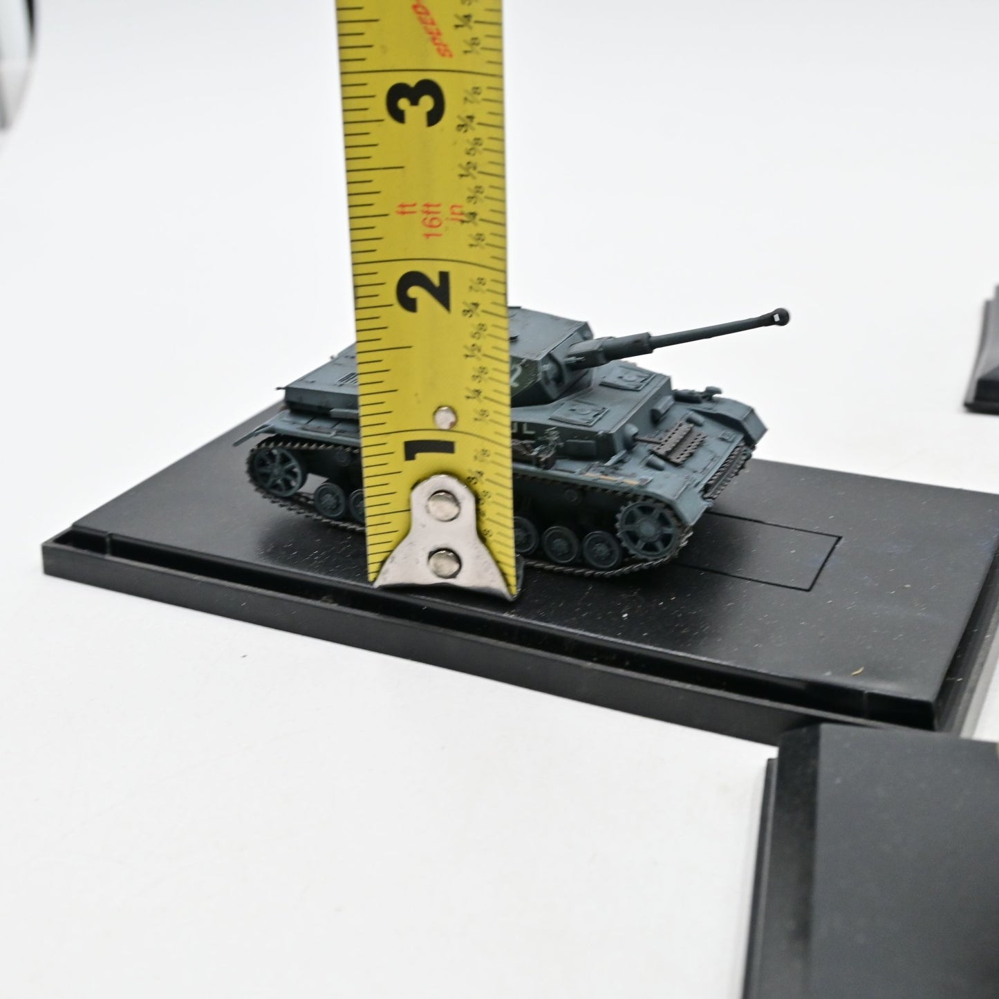 WWII / Gulf War Military Tanks On Display Bases Bundle Of 4