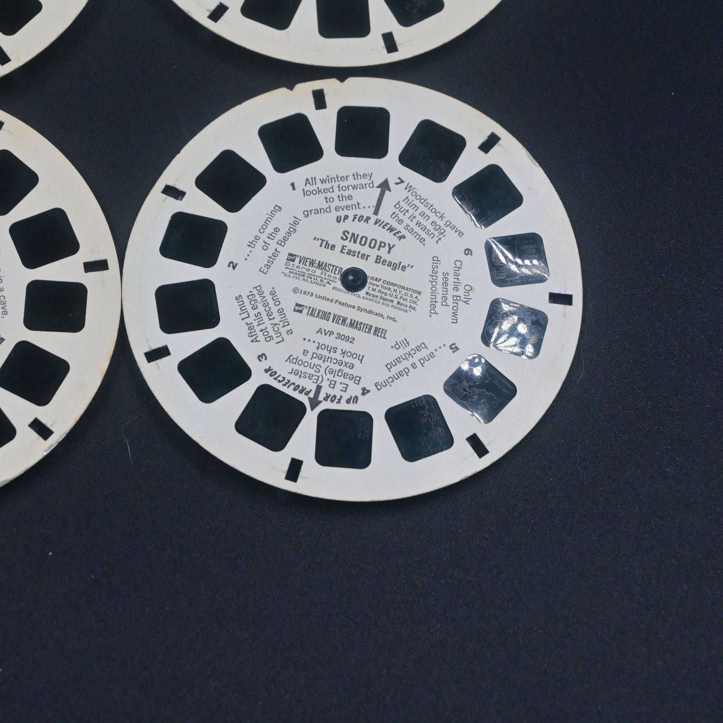 Talking View Master Loose Reel Bundle Of 6 Scooby Doo, Casper, Star Trek, Snoopy