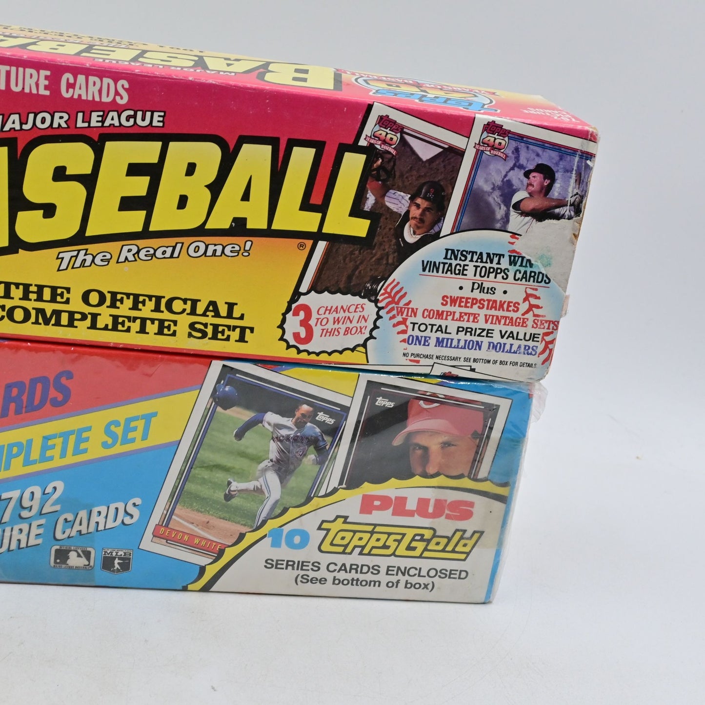Topps 1991 & 1992 Baseball Complete Set 1 Set Sealed 1 Set Unsealed
