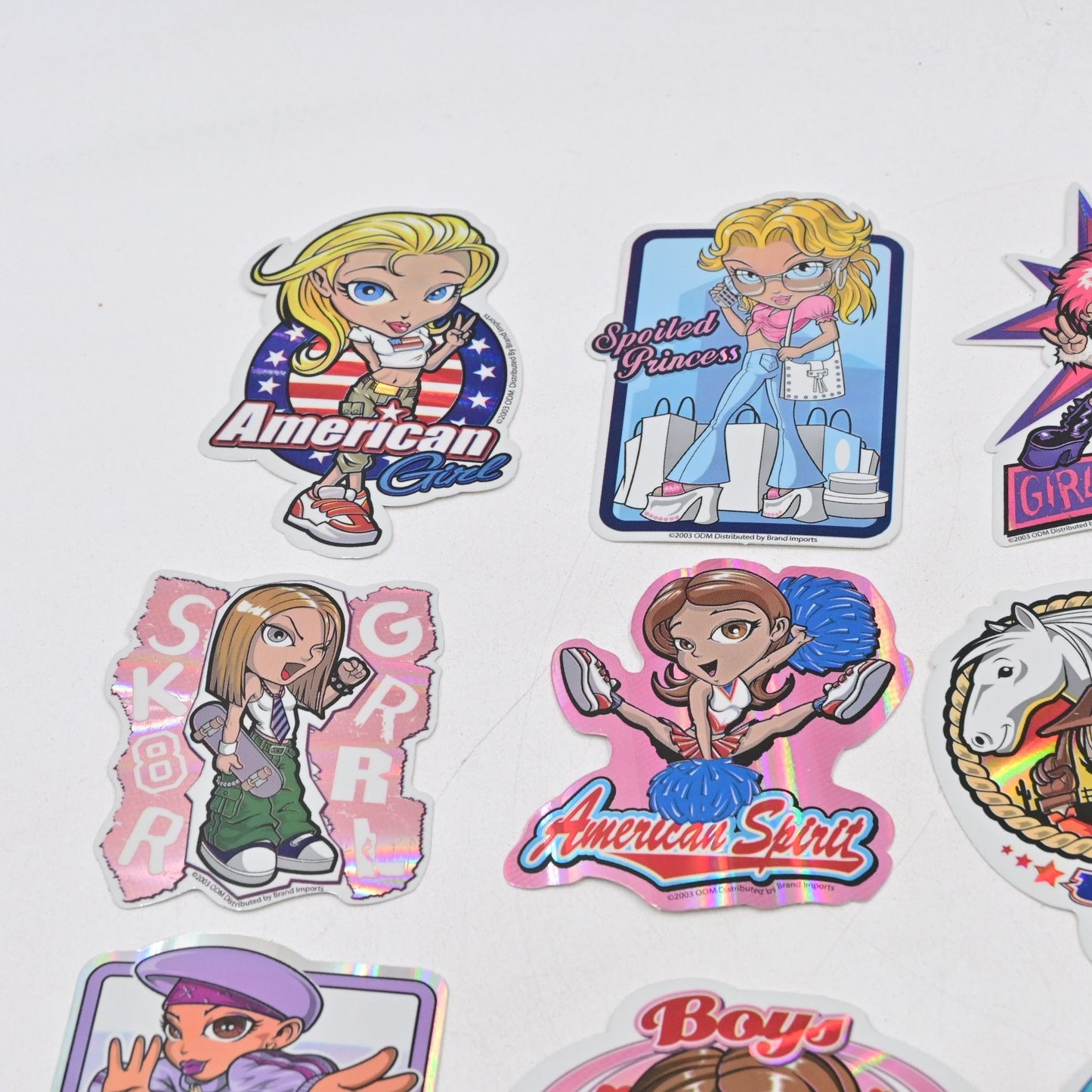 ODM Y2K Girls Vending Machine Stickers Set Of 15 Brand New