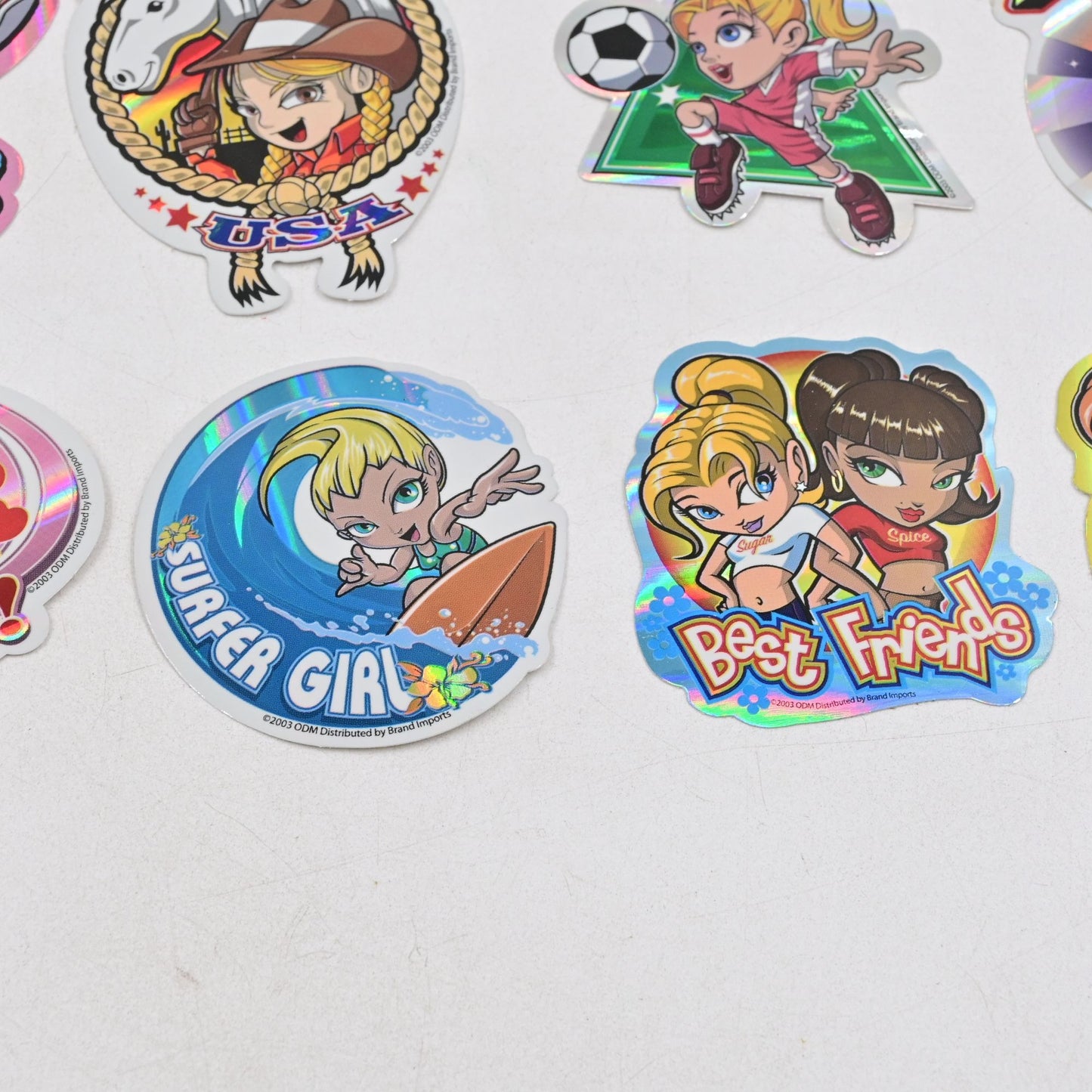 ODM Y2K Girls Vending Machine Stickers Set Of 15 Brand New