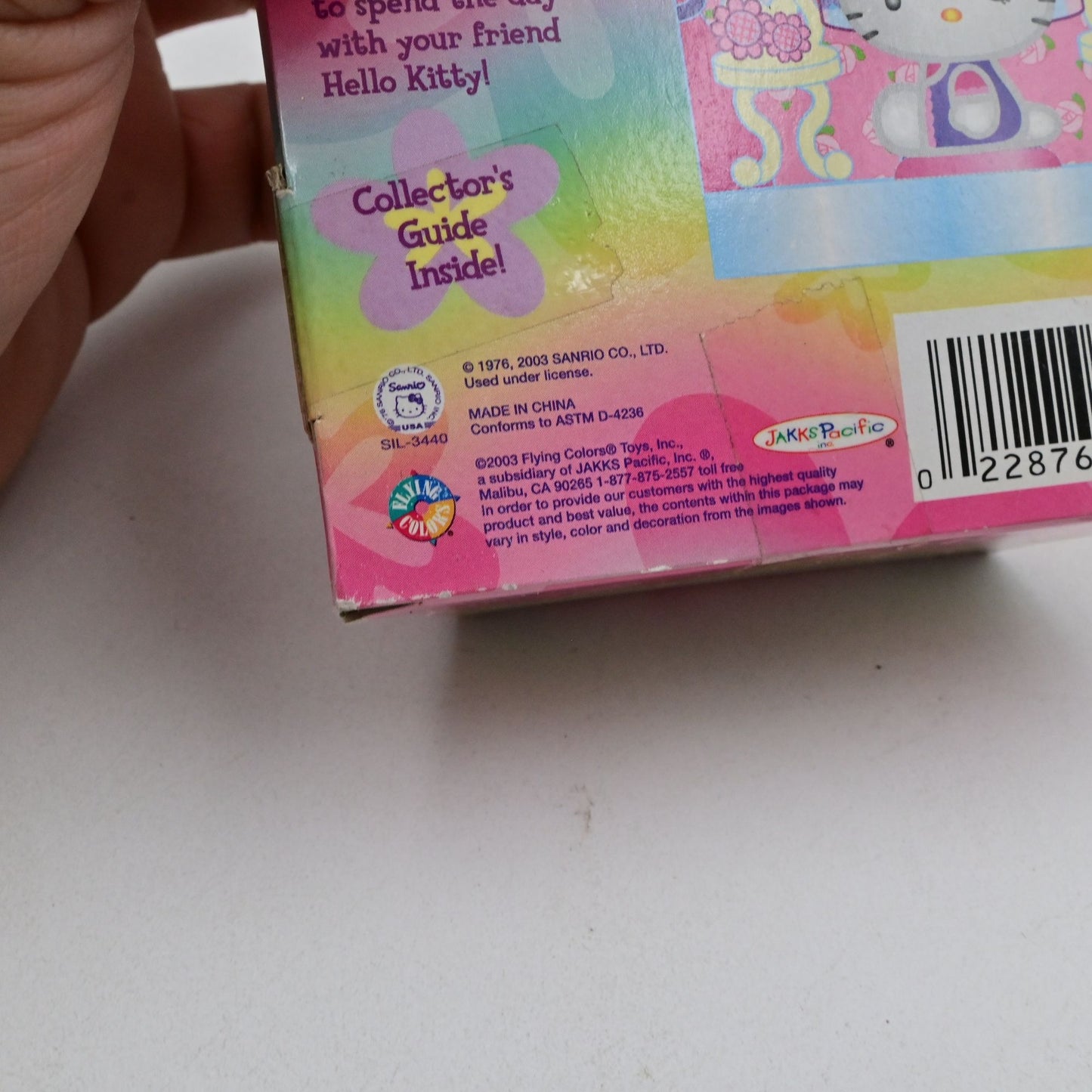 Vintage 2003 Hello Kitty Figure Stampers Jumpin Gym & Tea Parlor