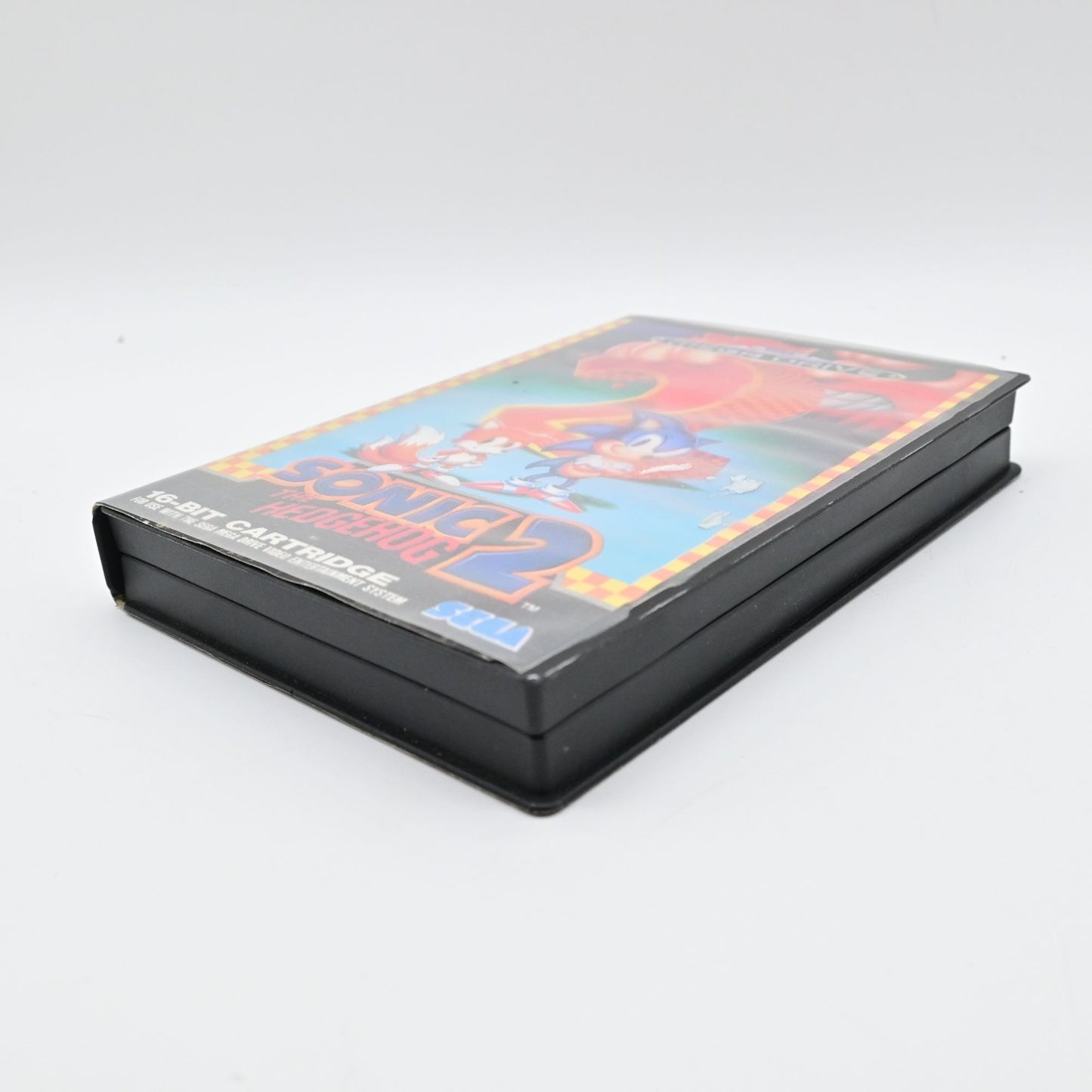 Sega Mega Drive Sonic The Hedgehog 2 16-Bit Cartridge CIB Manual Damage