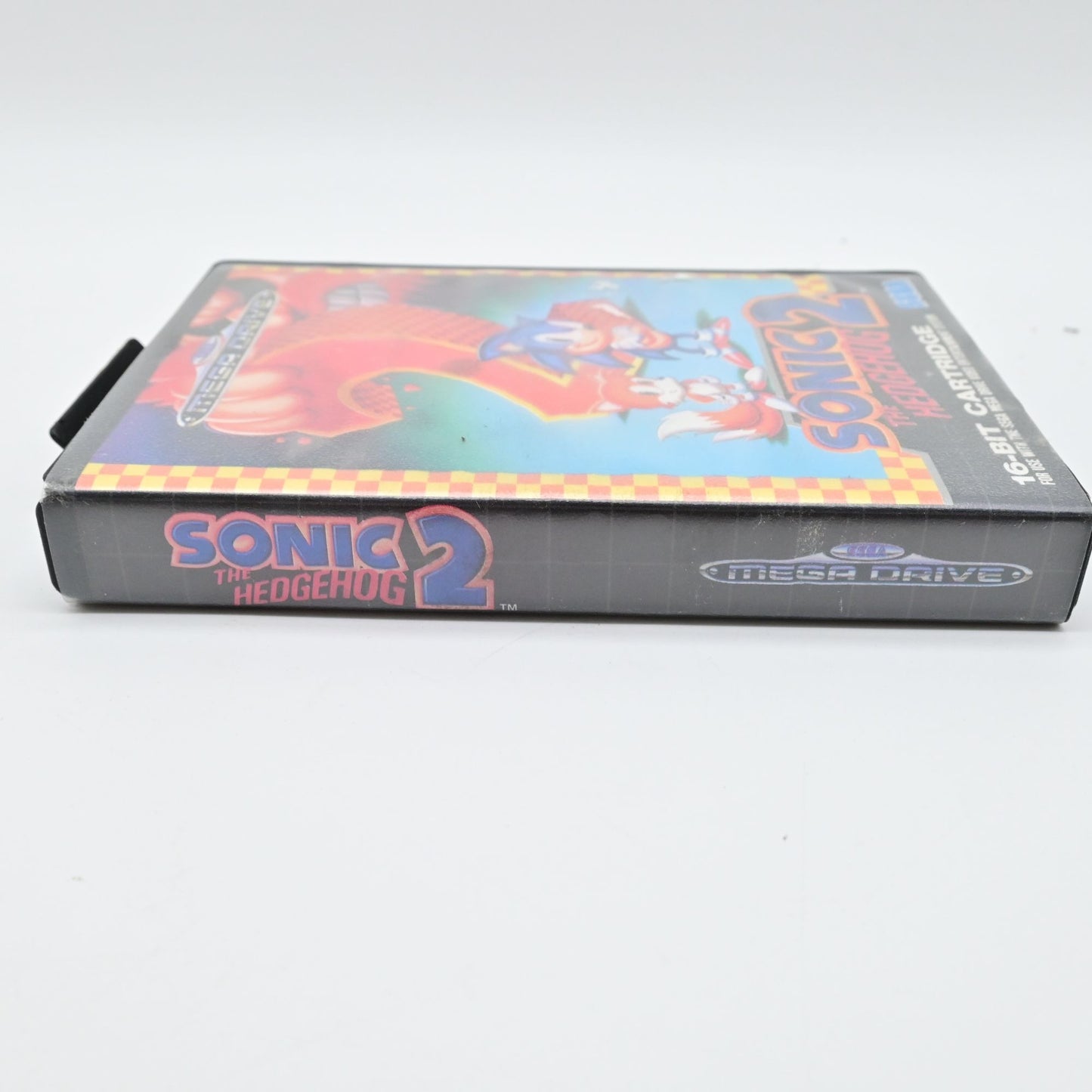 Sega Mega Drive Sonic The Hedgehog 2 16-Bit Cartridge CIB Manual Damage