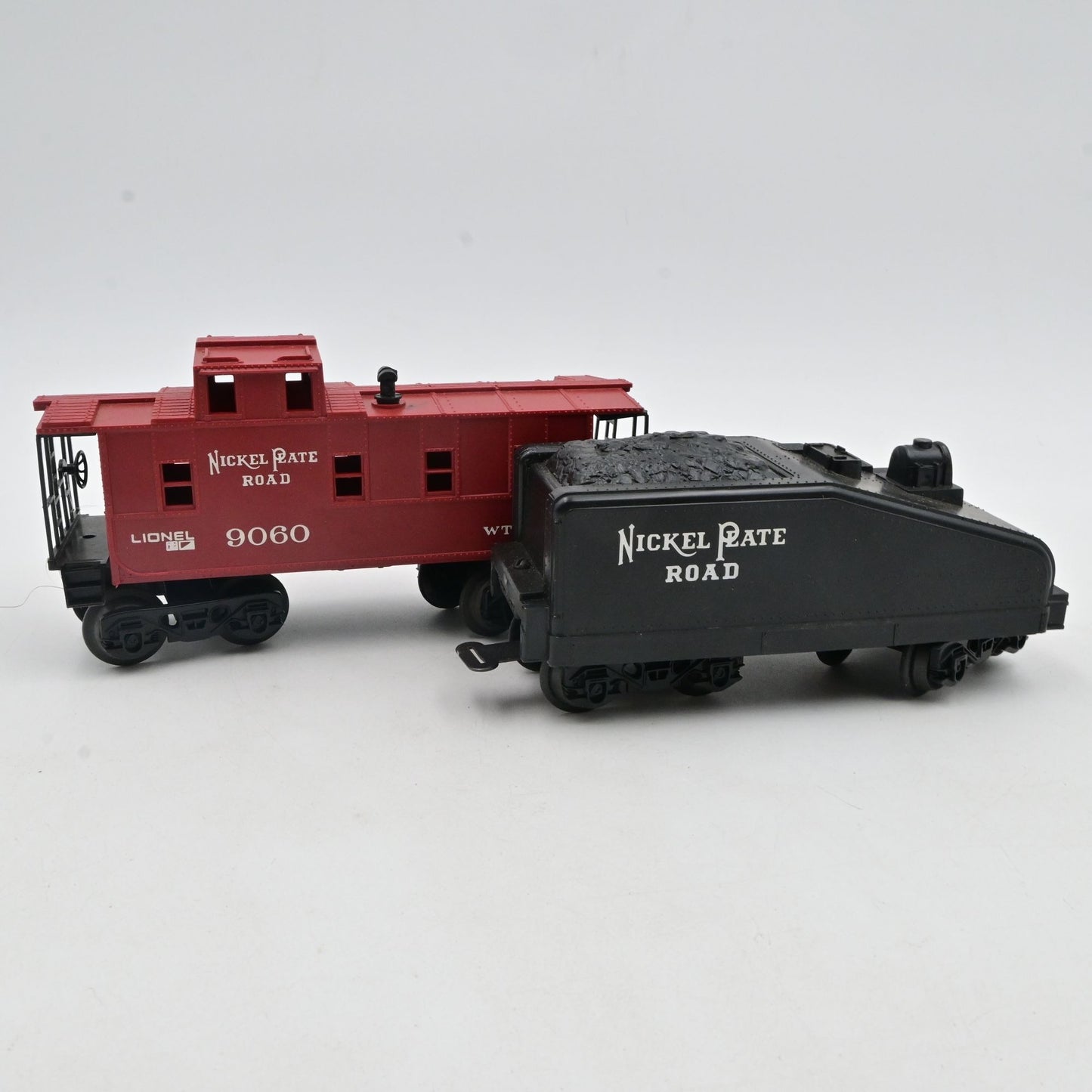 Lionel O Guage Nickel Pate Road Coal Car & 9060 Caboose