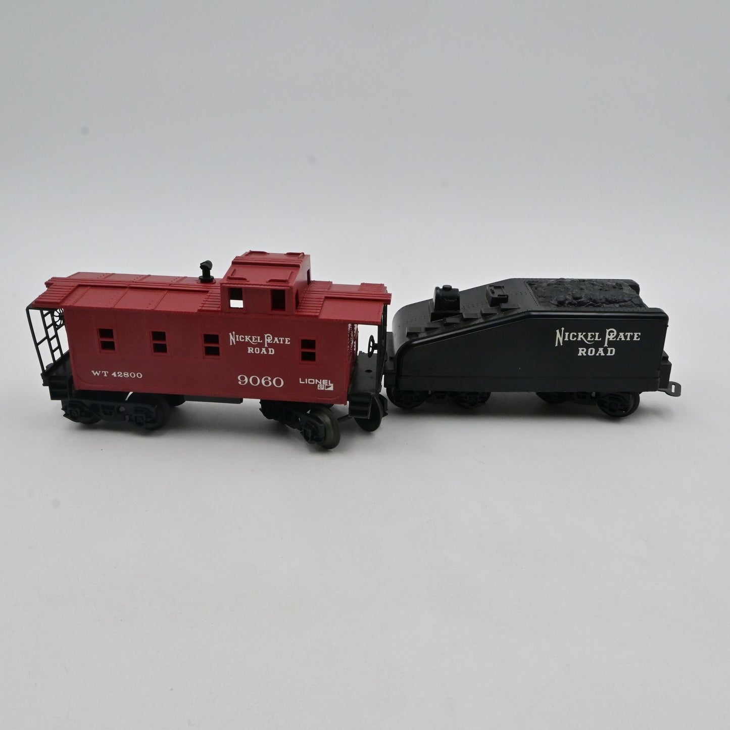 Lionel O Guage Nickel Pate Road Coal Car & 9060 Caboose
