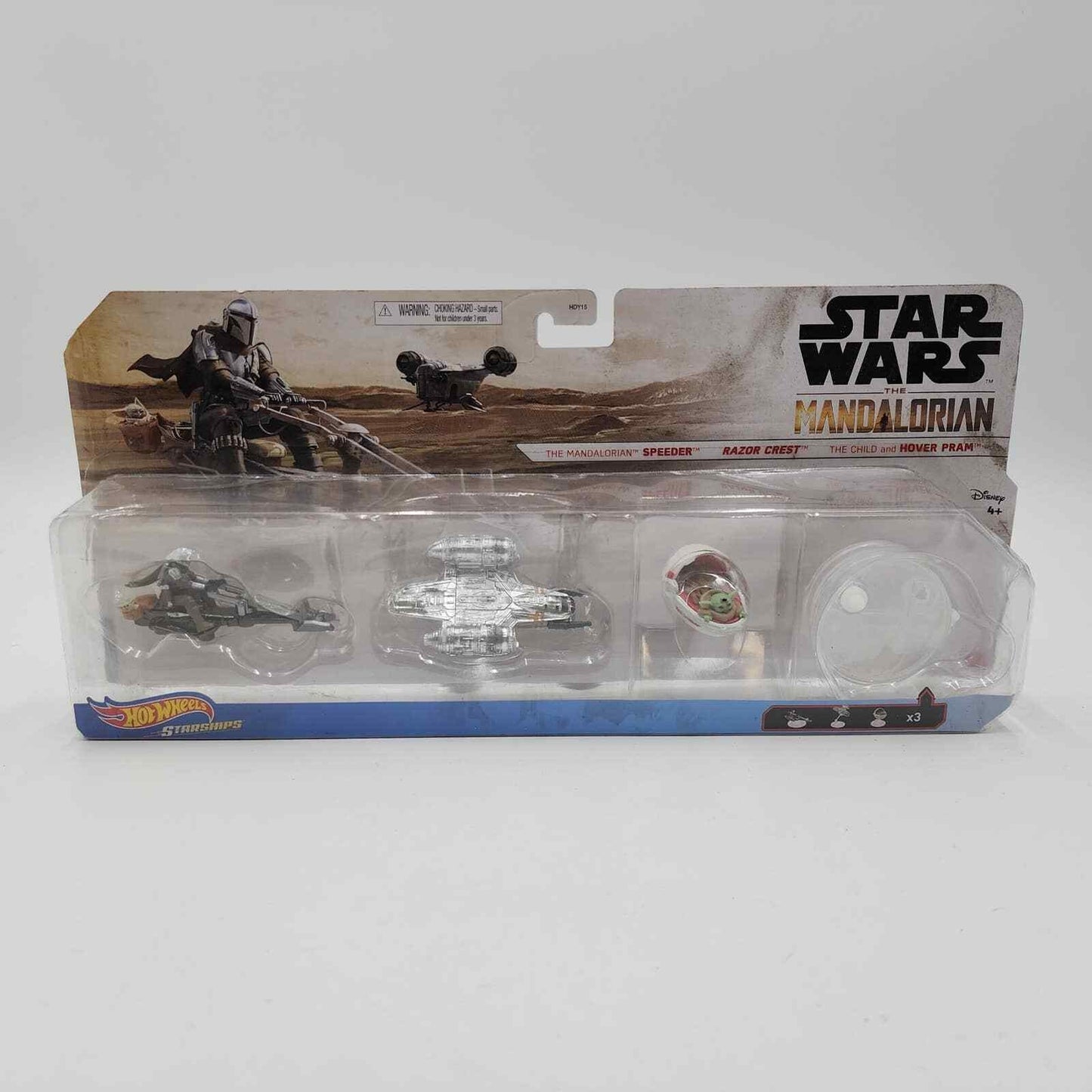 Hot Wheels Star Wars Mandalorian 2021 - Starships 3-Pack Die-Cast Vehicles