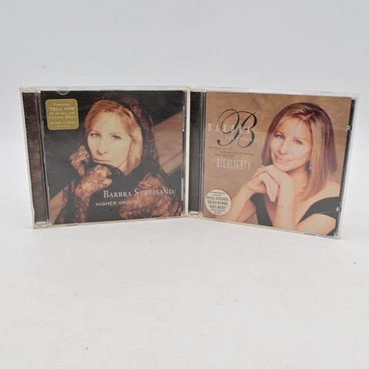 Barbra Streisand Higher Ground & Highlights Cd Bundle