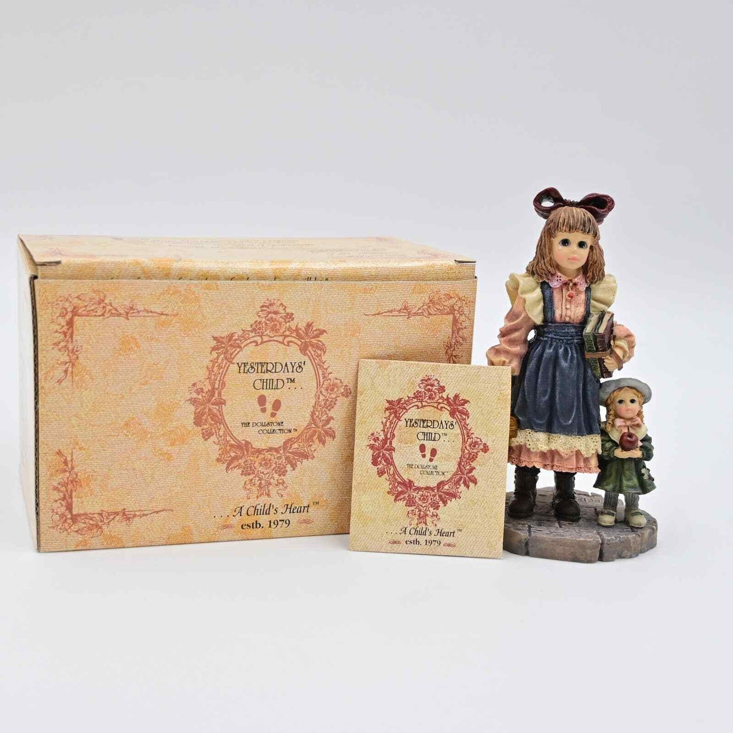 Yesterday's Child Dollstone Collection Laura With Jane First Day Of School