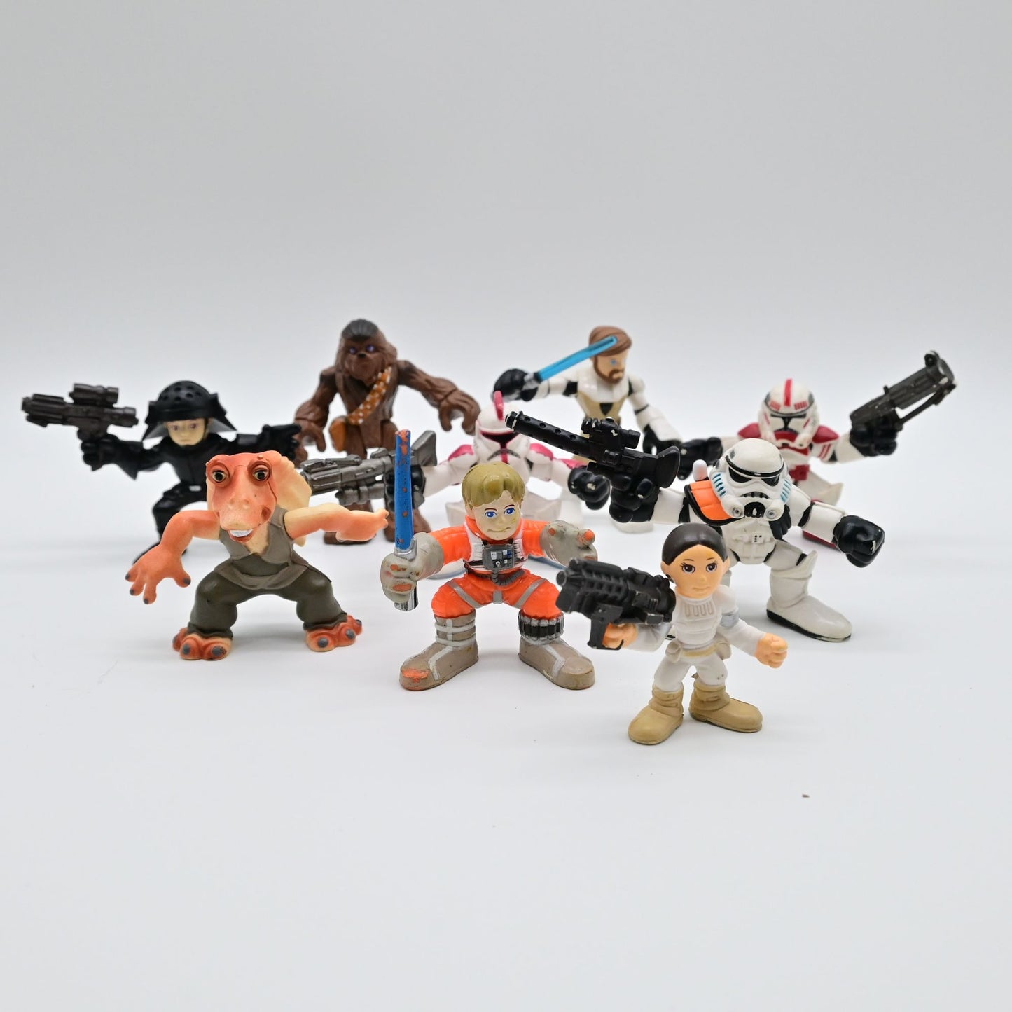 Playskool Star Galatic Heroes Star Wars Lot Of 9