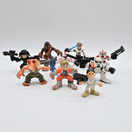 Playskool Star Galatic Heroes Star Wars Lot Of 9