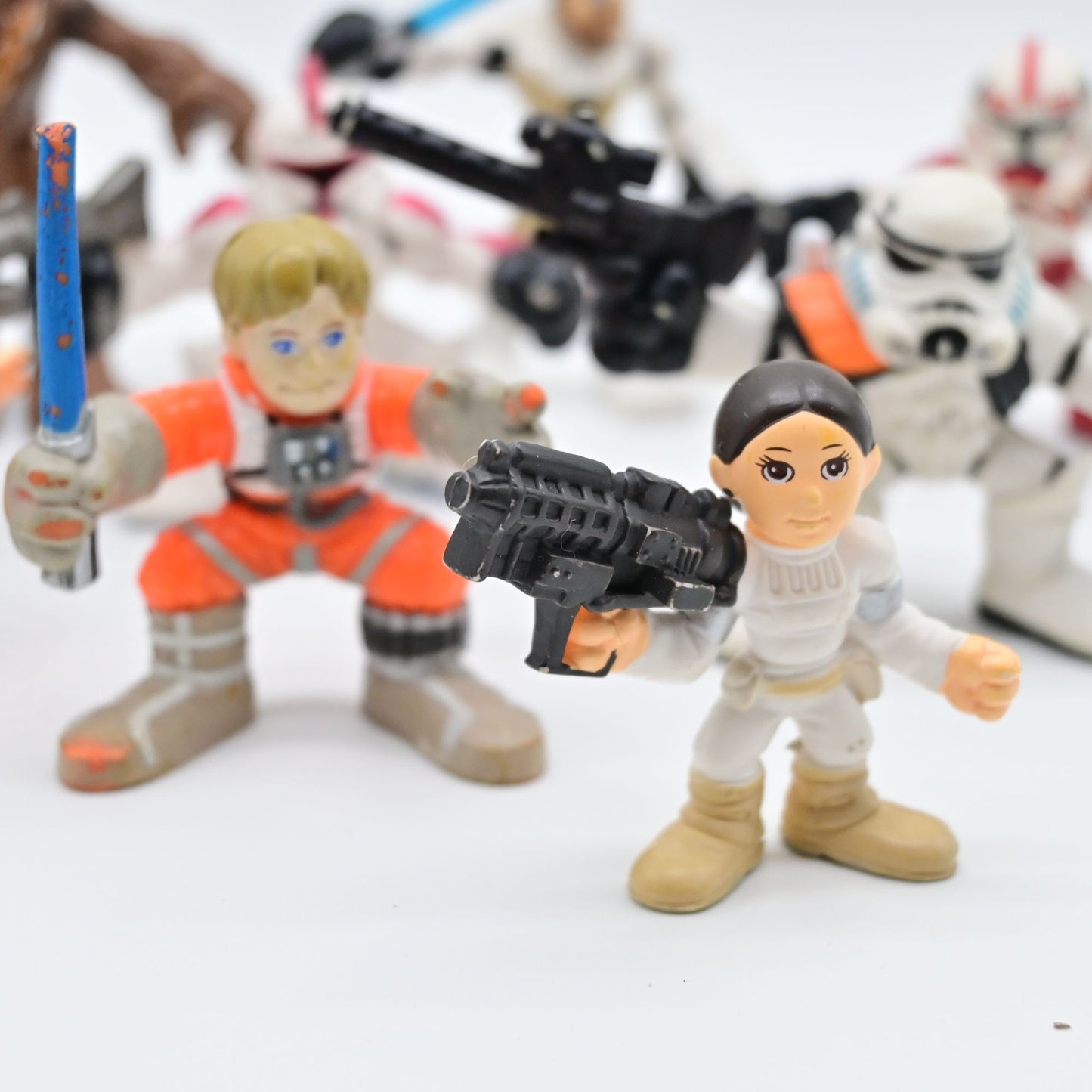 Playskool Star Galatic Heroes Star Wars Lot Of 9